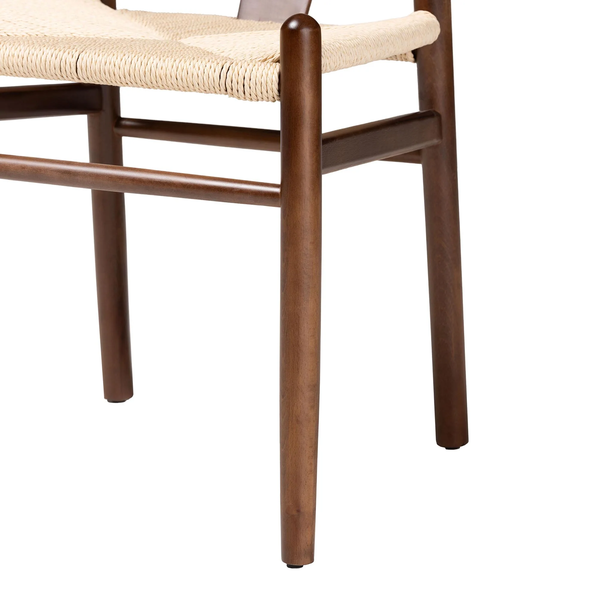 Baxton Studio Paxton Modern Dark Brown Finished Wood 2-Piece Dining Chair Set - Image 6