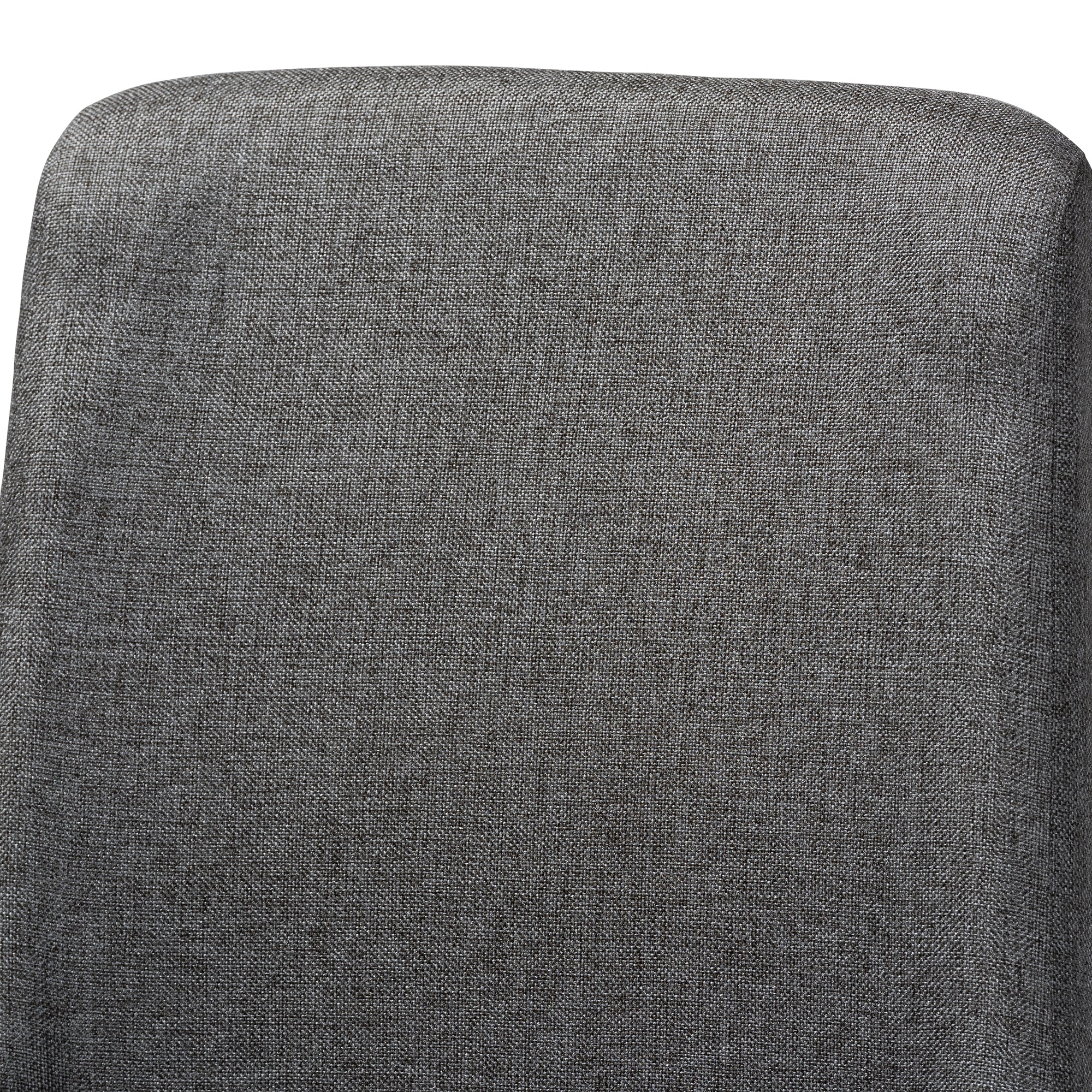 Baxton Studio Pernille Modern Transitional Grey Fabric Upholstered Walnut Finished 4-Piece Wood Dining Chair Set Set - Image 3