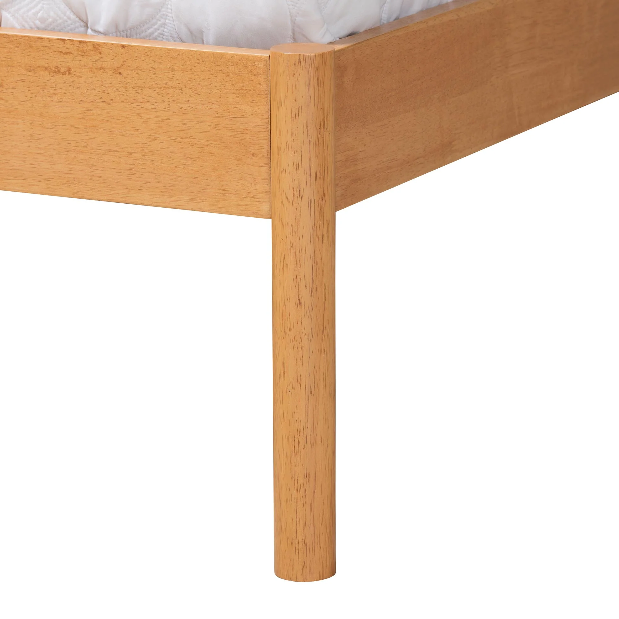 Baxton Studio Quincia Japandi Sandy Brown Finished Wood Queen Size Platform Bed - Image 6
