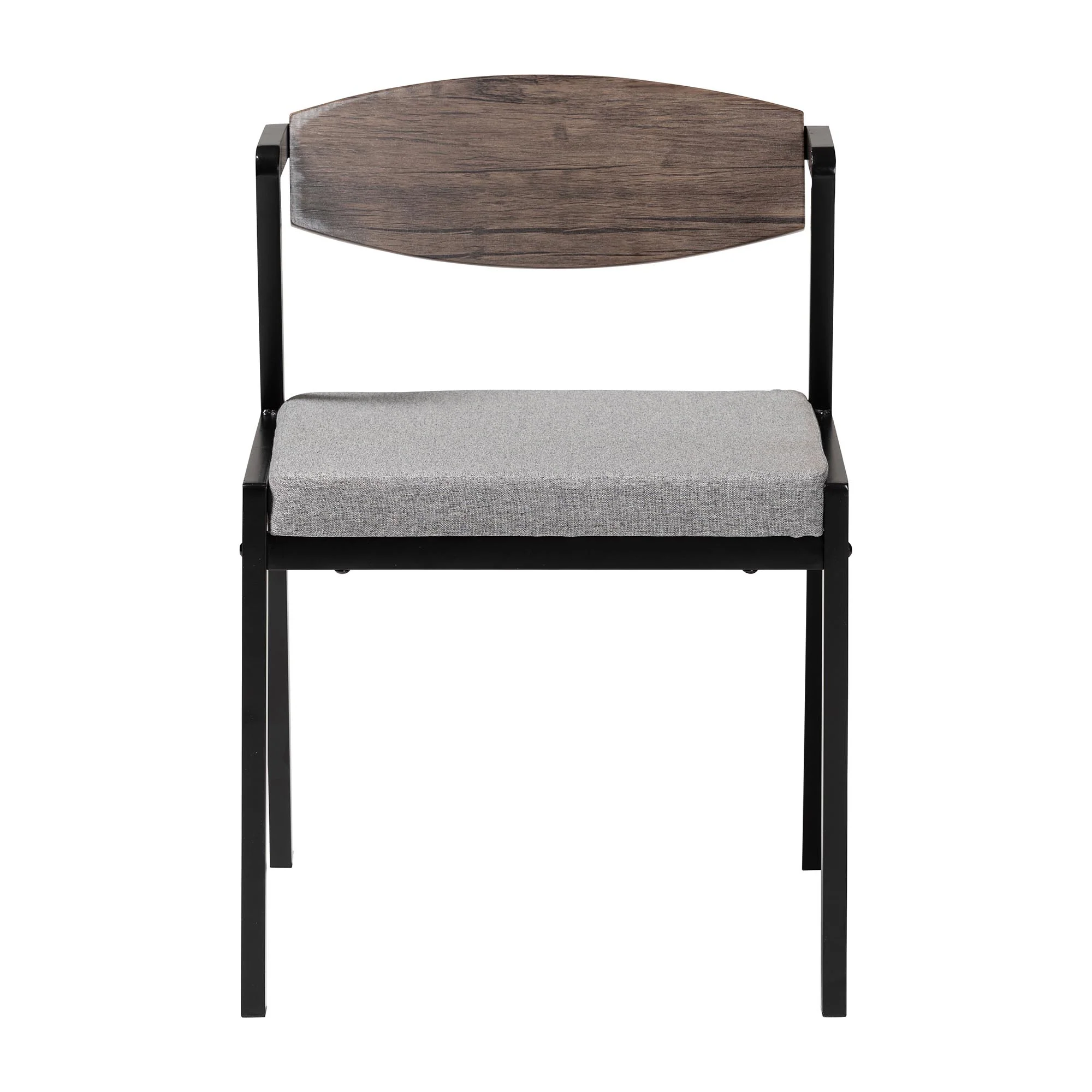 Baxton Studio Revelin Industrial Beige Fabric and Metal Dining Chair - Image 18