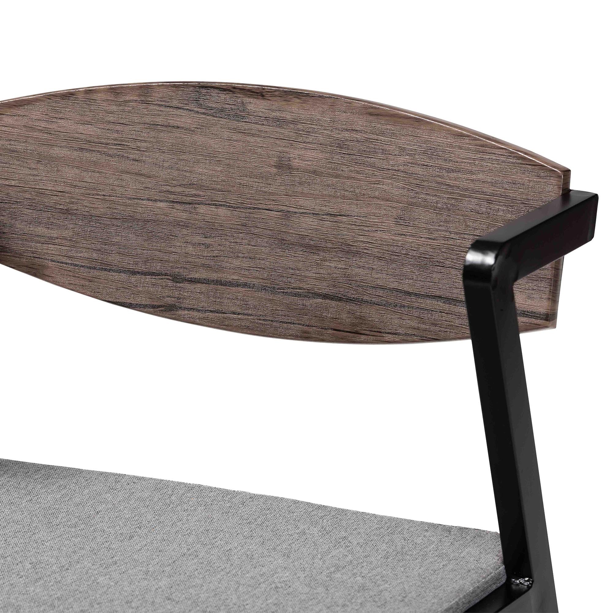 Baxton Studio Revelin Industrial Beige Fabric and Metal Dining Chair - Image 21