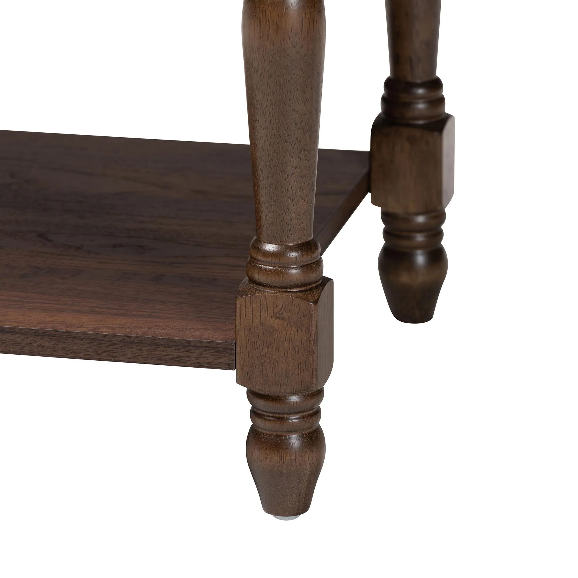 Baxton Studio Roden Transitional Dark Brown Nightstand with Rattan - Image 11