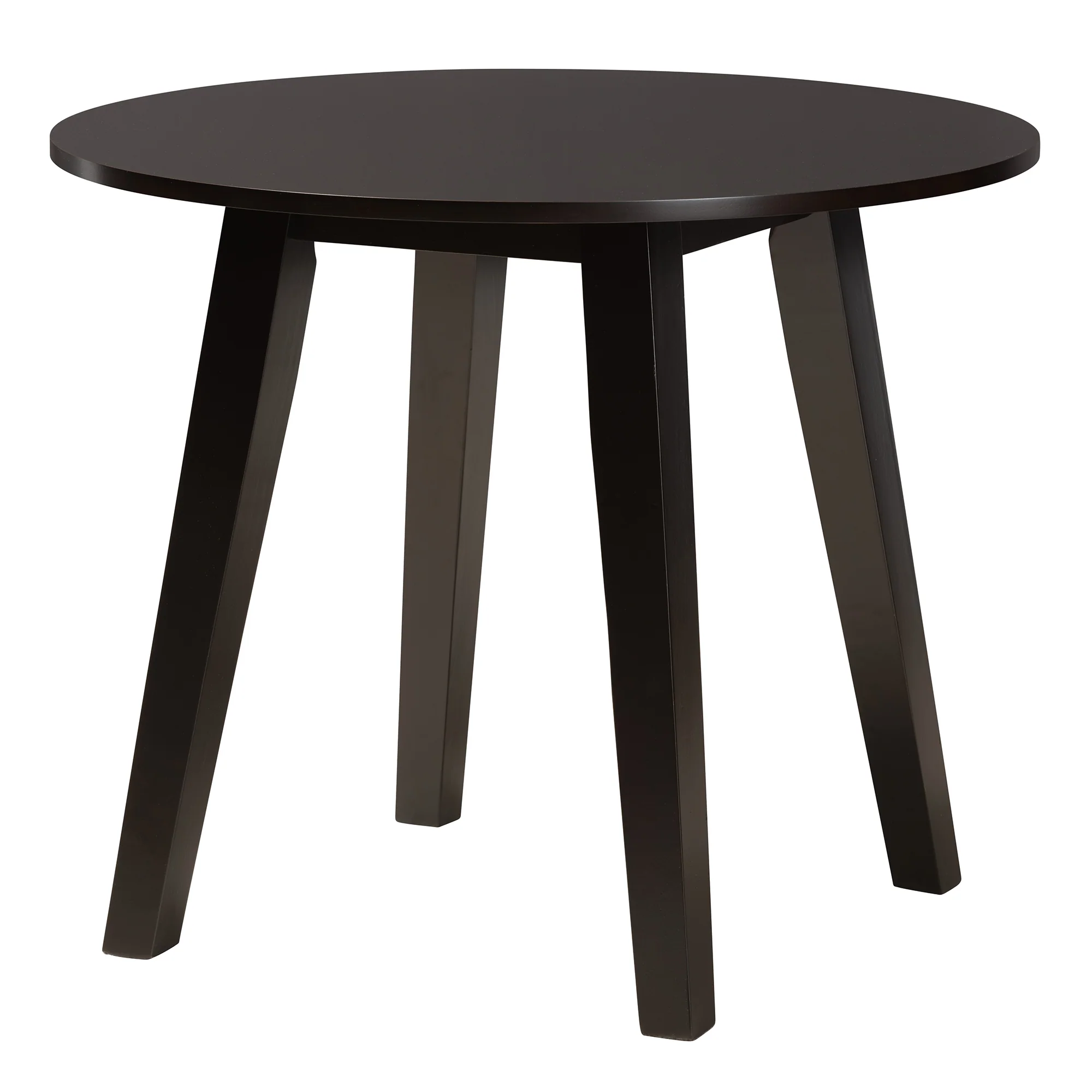 Baxton Studio Ruby Modern Beige Fabric and Dark Brown Finished Wood 5-Piece Dining Set - Image 6