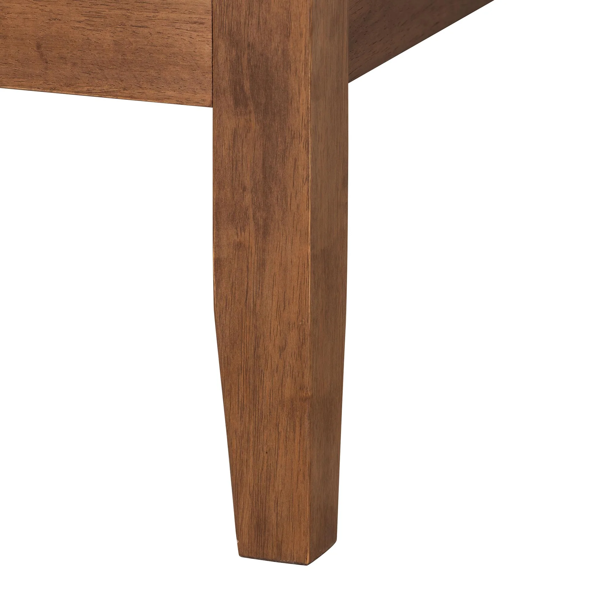 Baxton Studio Salvatore Mid-Century Modern Walnut Brown Finished Wood Queen Size Platform Bed - Image 6