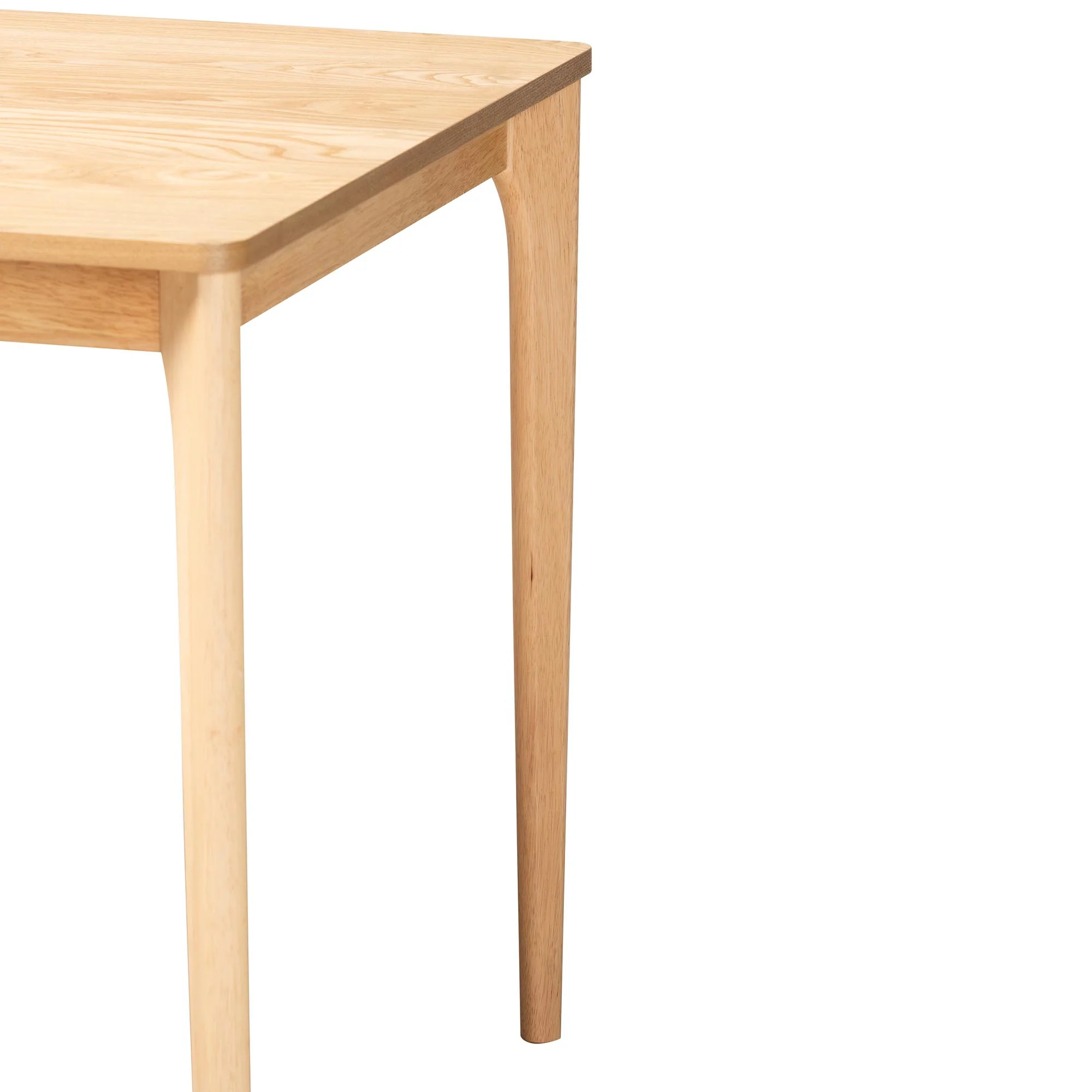 Baxton Studio Sherwin Mid-Century Modern Black Finished Wood Dining Table - Image 14