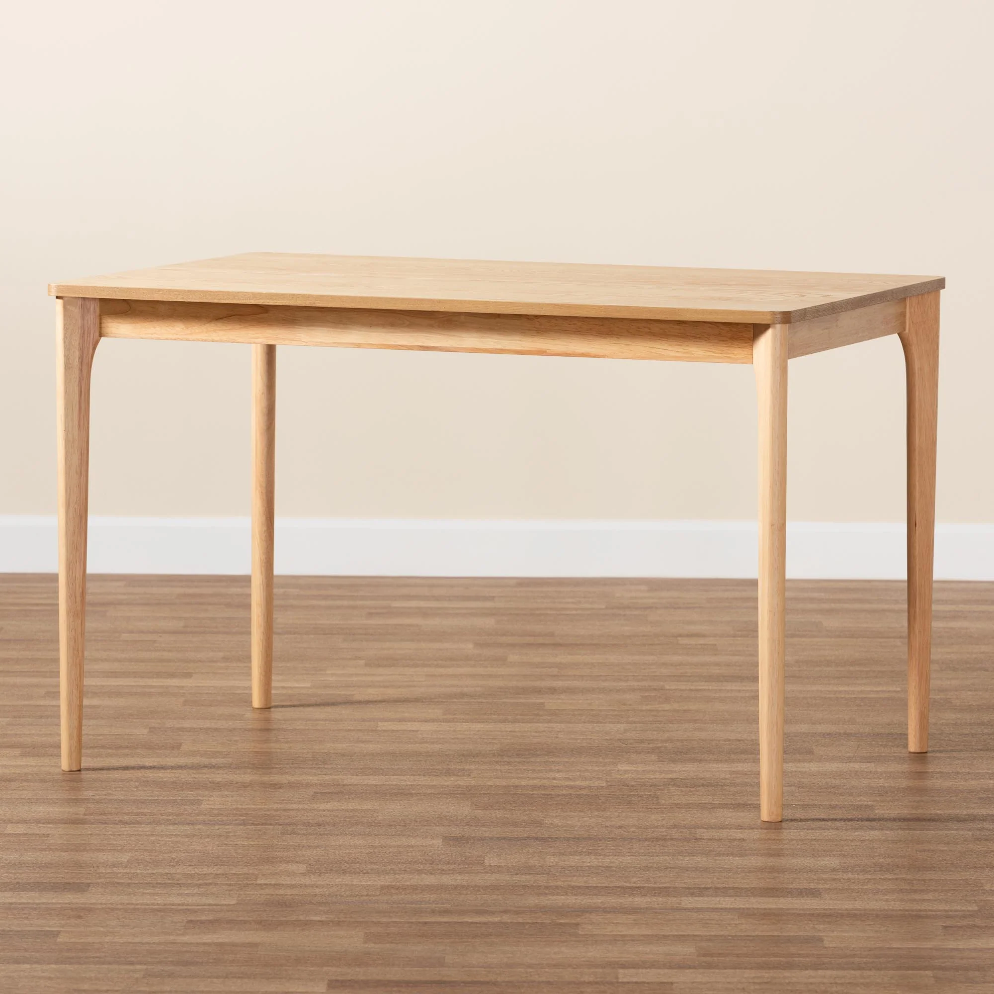 Baxton Studio Sherwin Mid-Century Modern Black Finished Wood Dining Table - Image 18