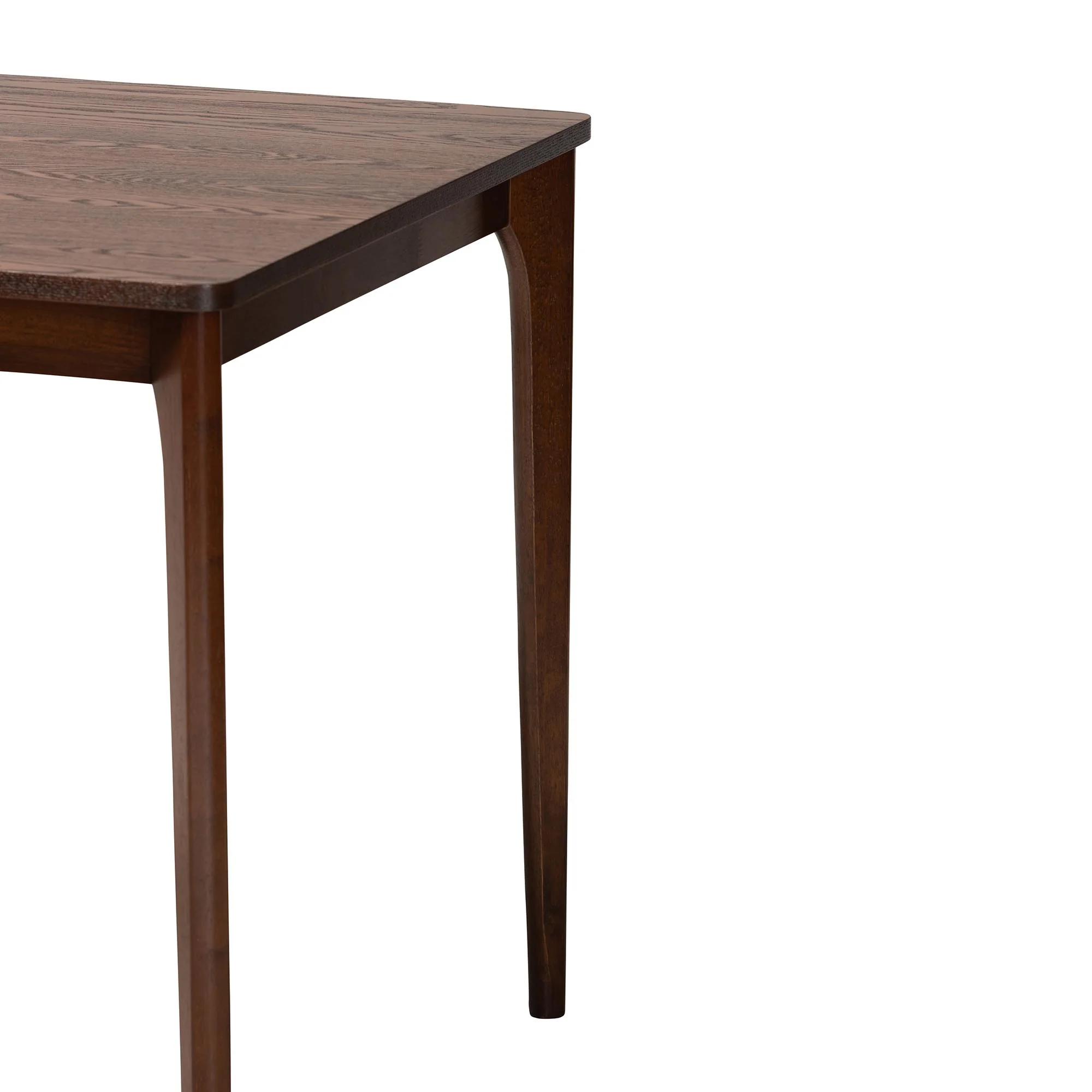 Baxton Studio Sherwin Mid-Century Modern Black Finished Wood Dining Table - Image 23