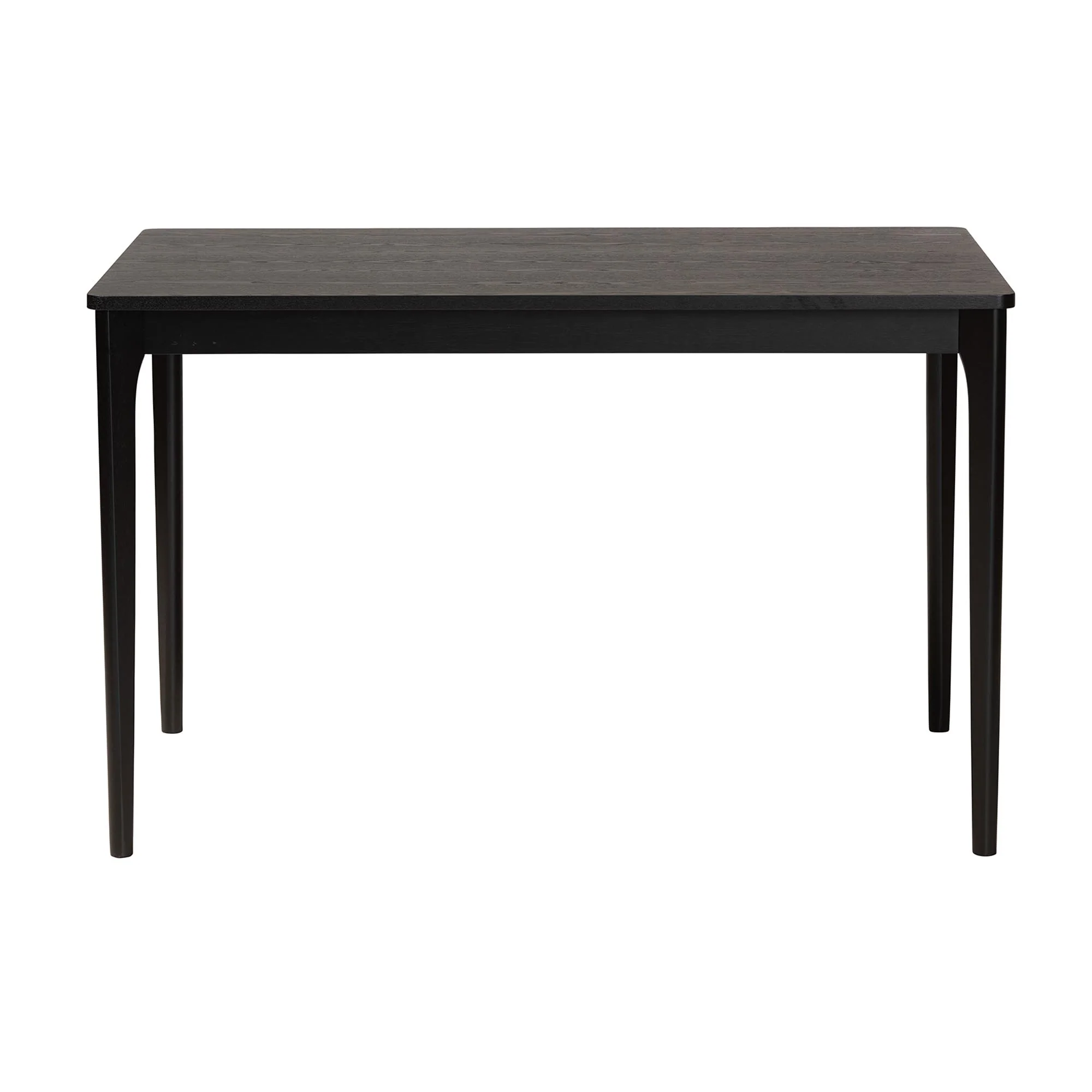 Baxton Studio Sherwin Mid-Century Modern Black Finished Wood Dining Table - Image 3