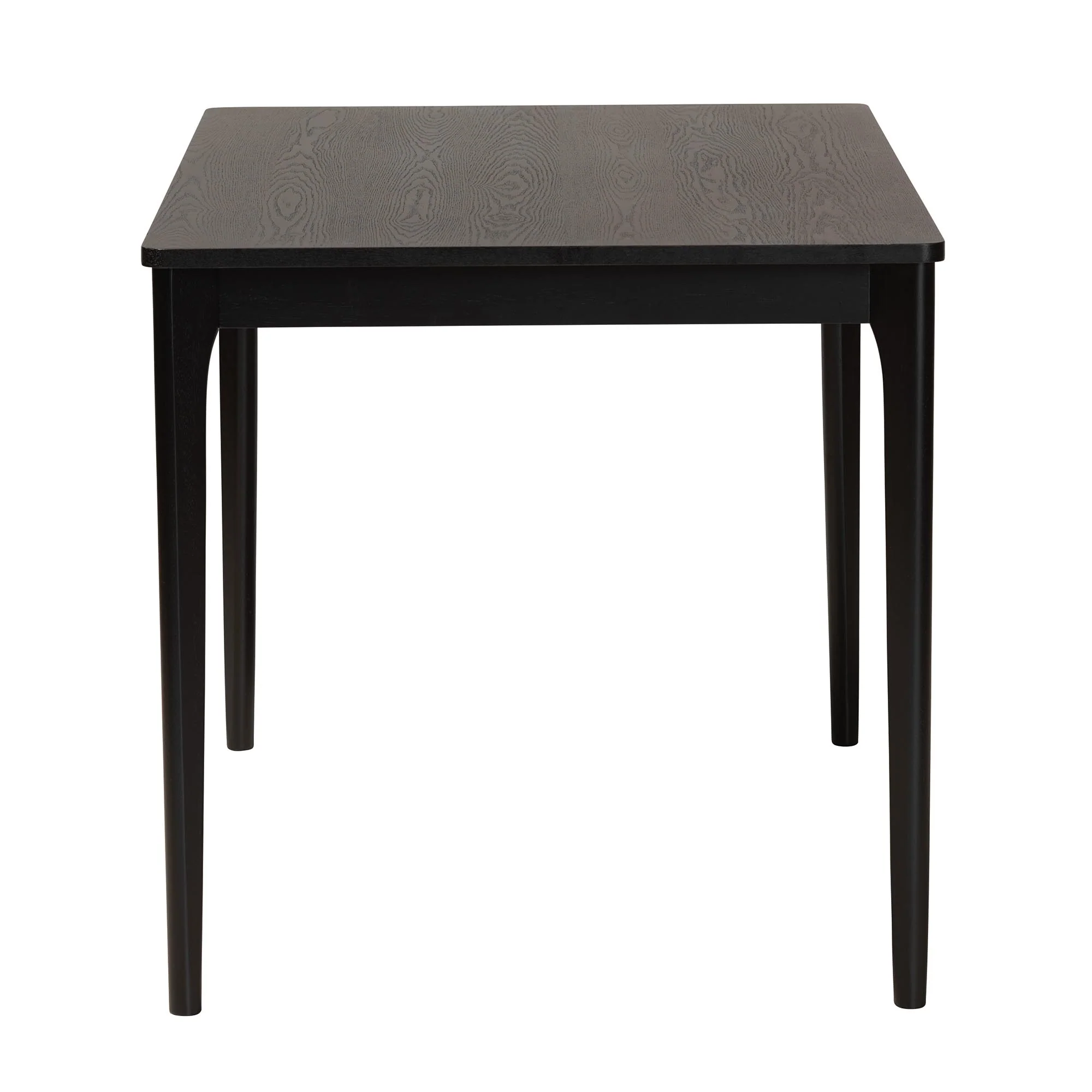 Baxton Studio Sherwin Mid-Century Modern Black Finished Wood Dining Table - Image 4