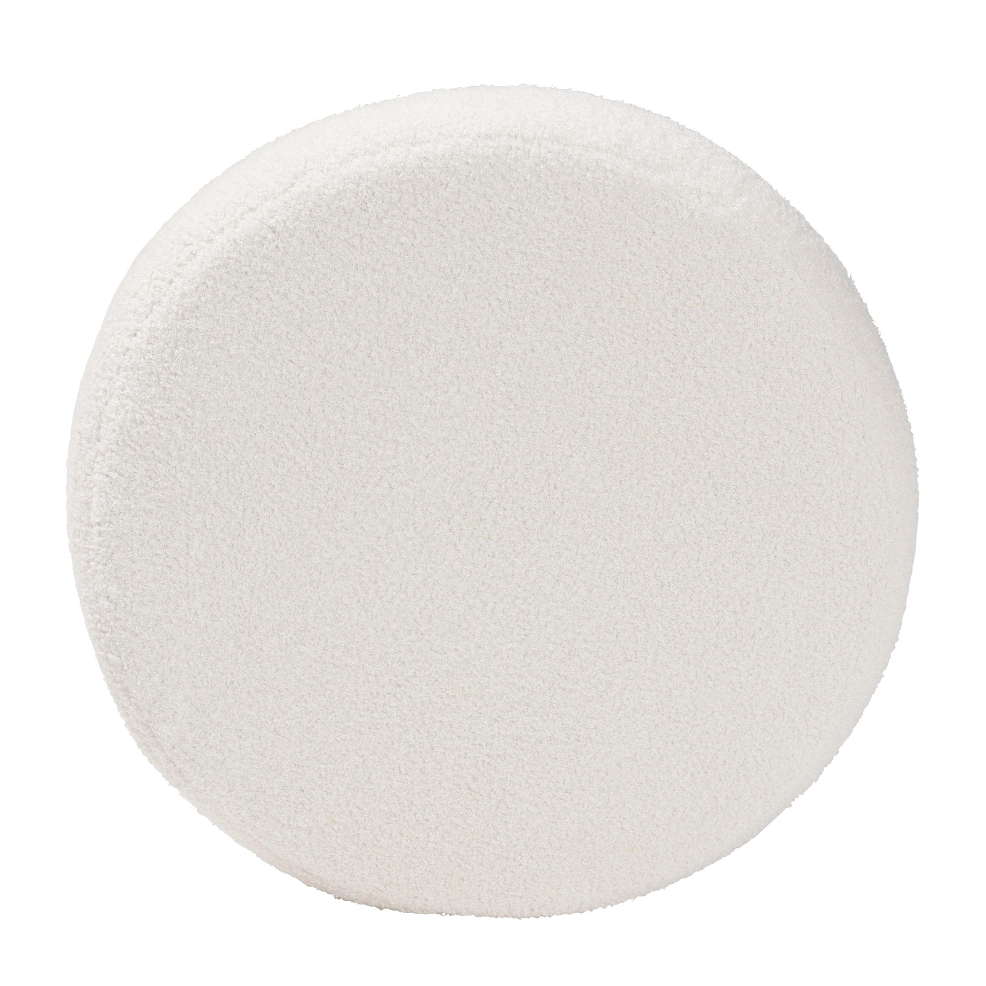 Baxton Studio Tabitha Modern and Contemporary Ivory Boucle Upholstered Storage Ottoman - Image 4