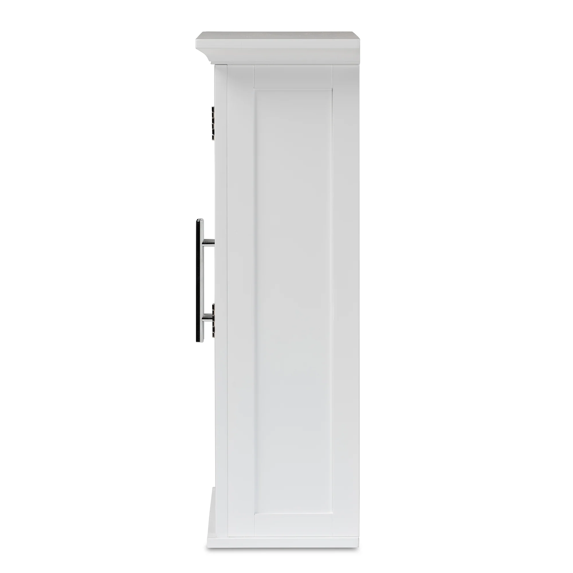 Baxton Studio Turner Modern and Contemporary White Finished Wood 2-Door Bathroom Wall Storage Cabinet - Image 4