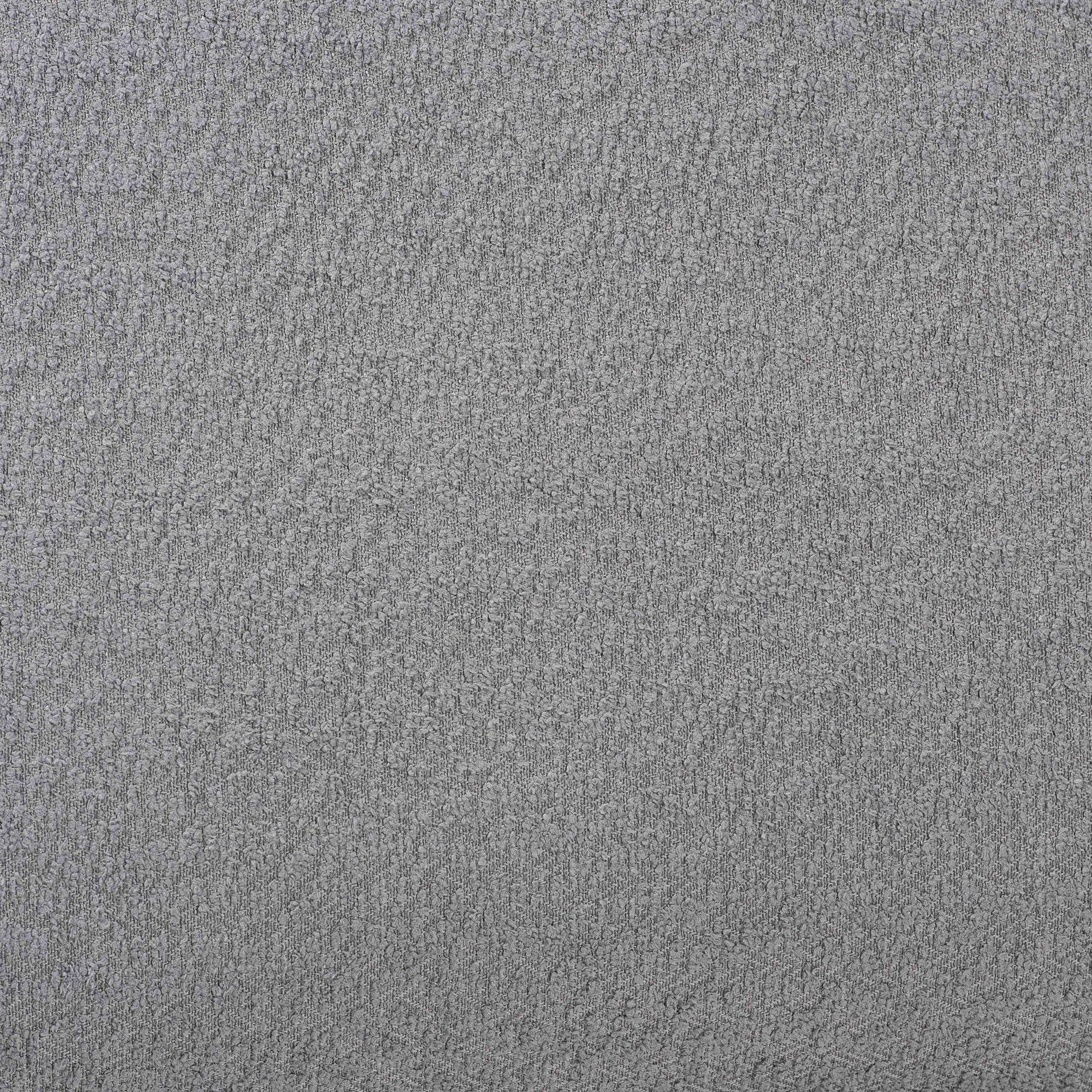 Baxton Studio Uriel Mid-Century Modern Grey Boucle Fabric Sofa - Image 11