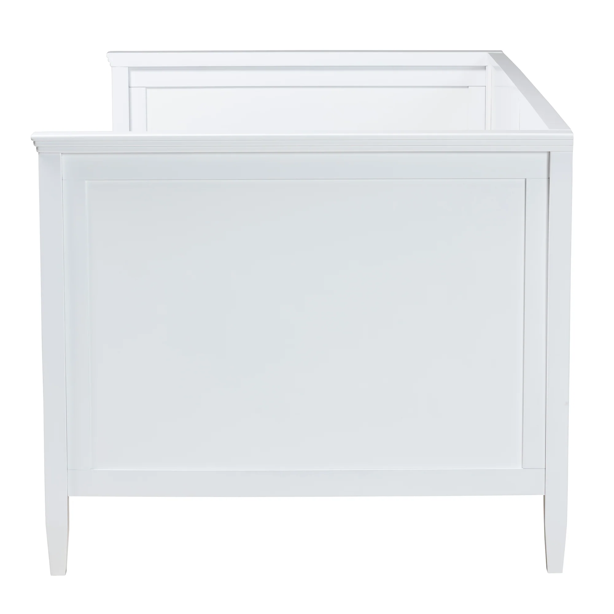 Baxton Studio Viva Classic and Traditional White Finished Wood Twin Size Daybed - Image 3