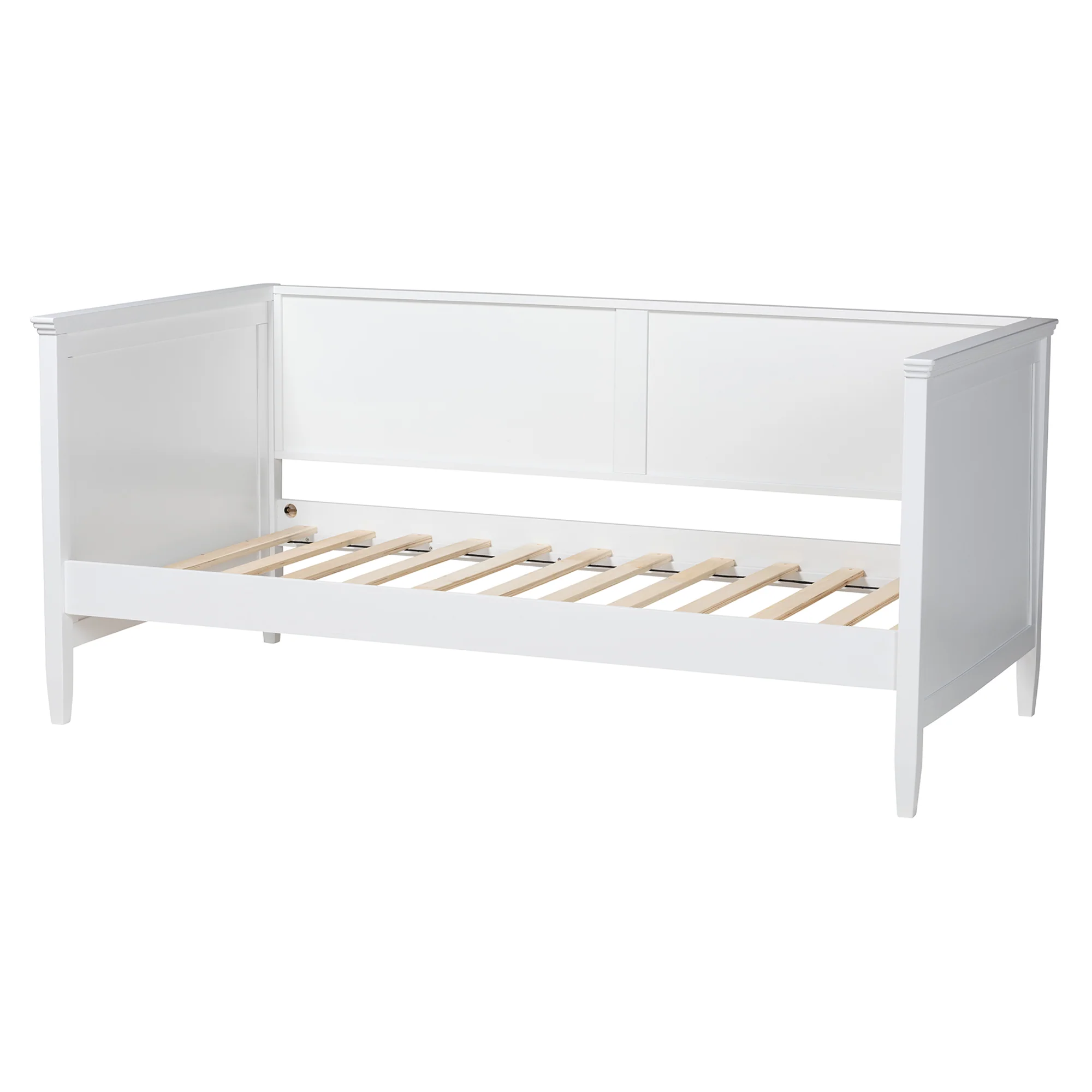 Baxton Studio Viva Classic and Traditional White Finished Wood Twin Size Daybed - Image 4
