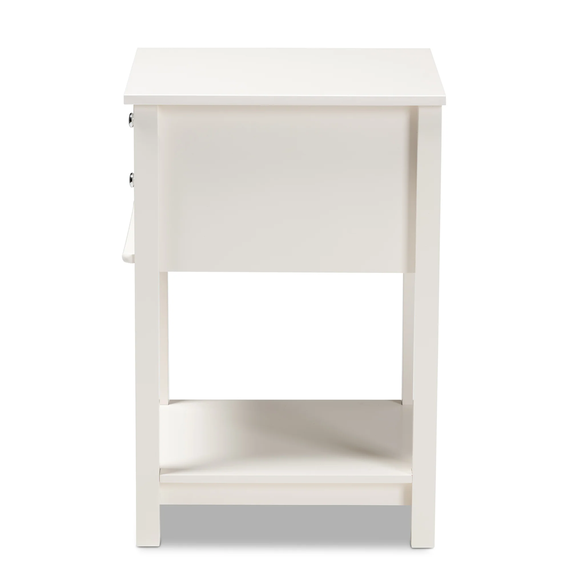 Baxton Studio Willow Modern Transitional Light Grey Finished 2-Drawer Wood End Table - Image 16
