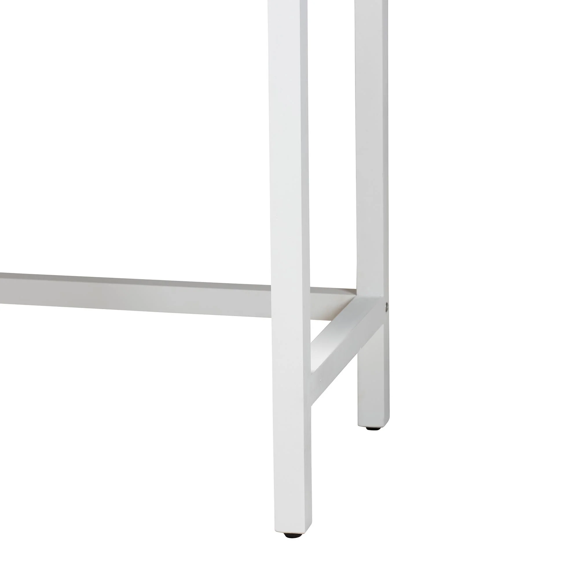 Baxton Studio Yelena Classic and Traditional White Finished Wood 2-Drawer Console Table - Image 7