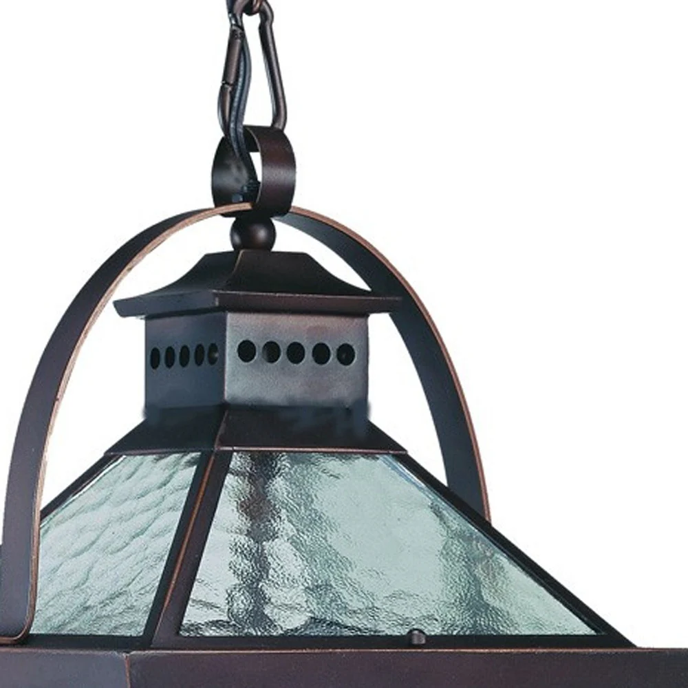 Bay Street 3-Light Architectural Bronze Hanging Light By Homeroots - Image 4