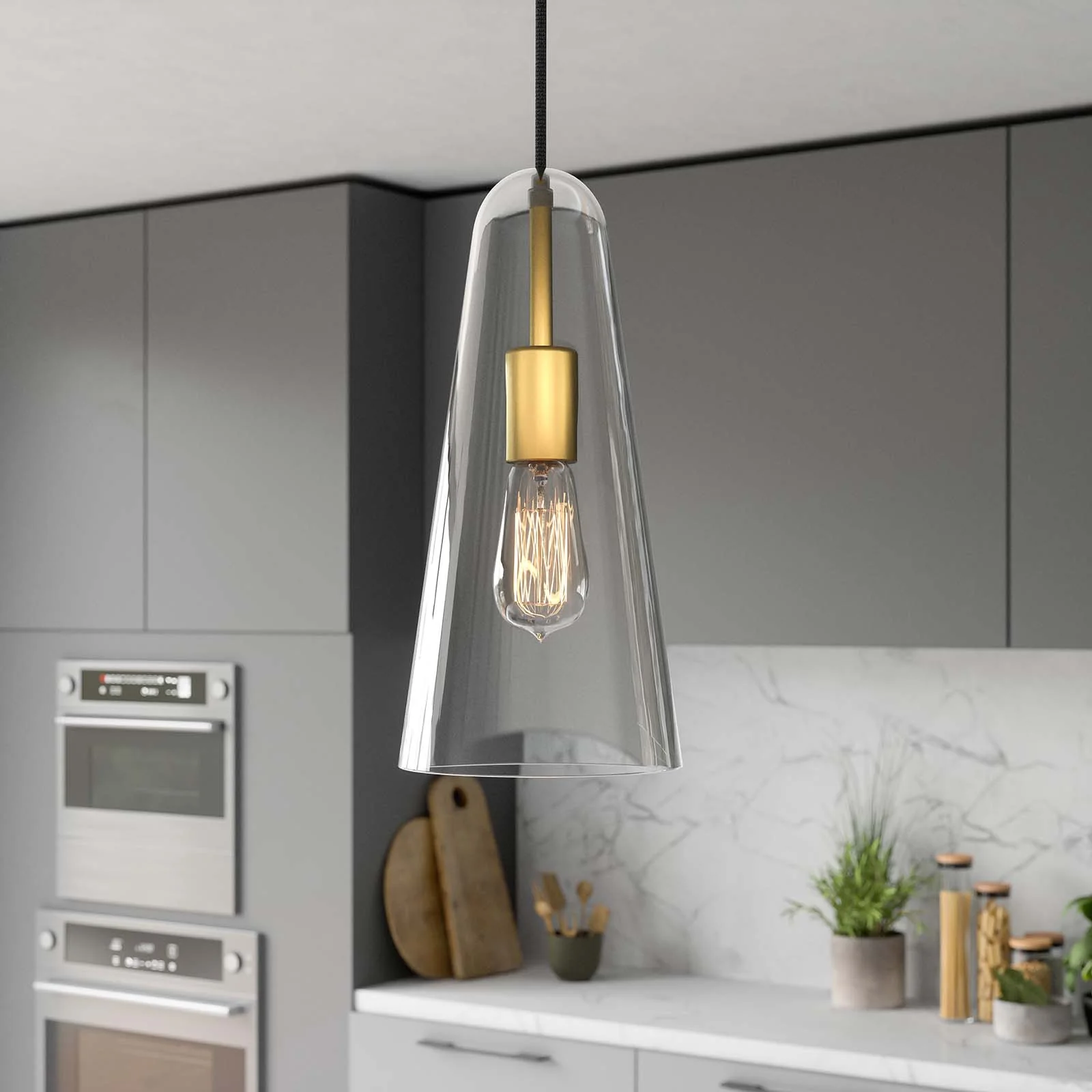 Beacon 1-Light Pendant Light By Modway - EEI-5644 - Image 9