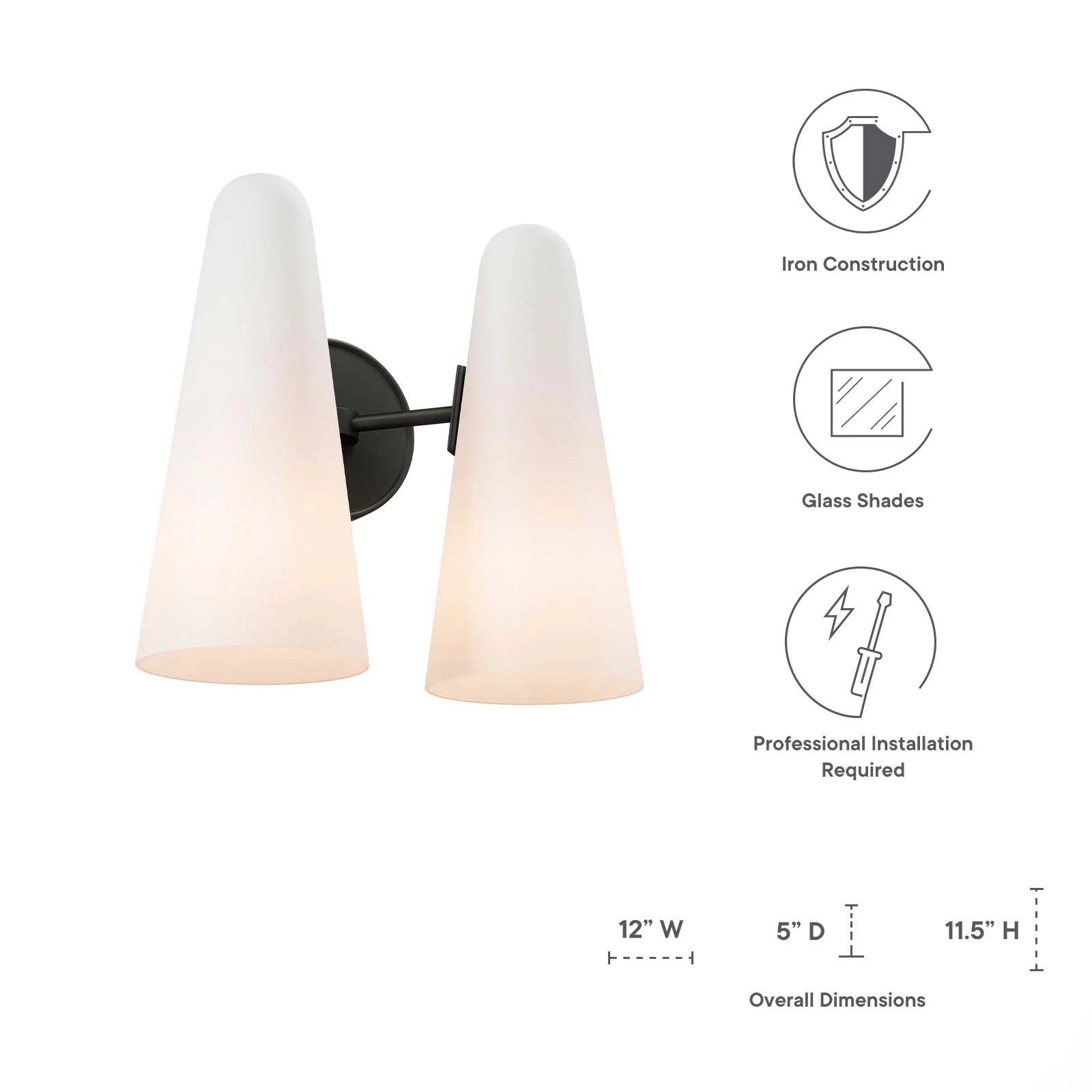 Beacon 2-Light Wall Sconce By Modway - EEI-5646 - Image 23