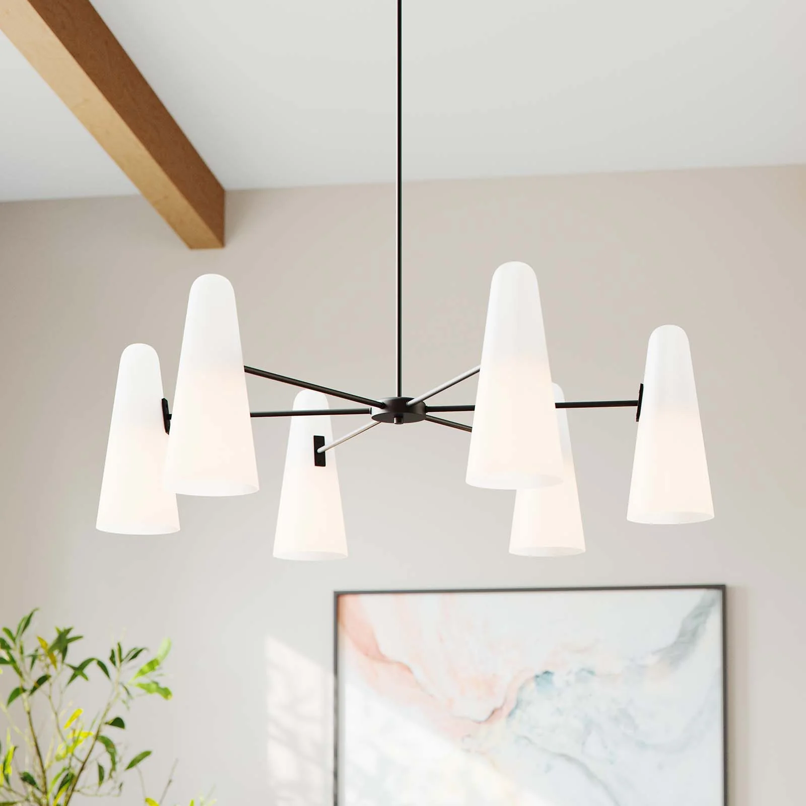 Beacon 6-Light Chandelier By Modway - EEI-5648 - Image 17