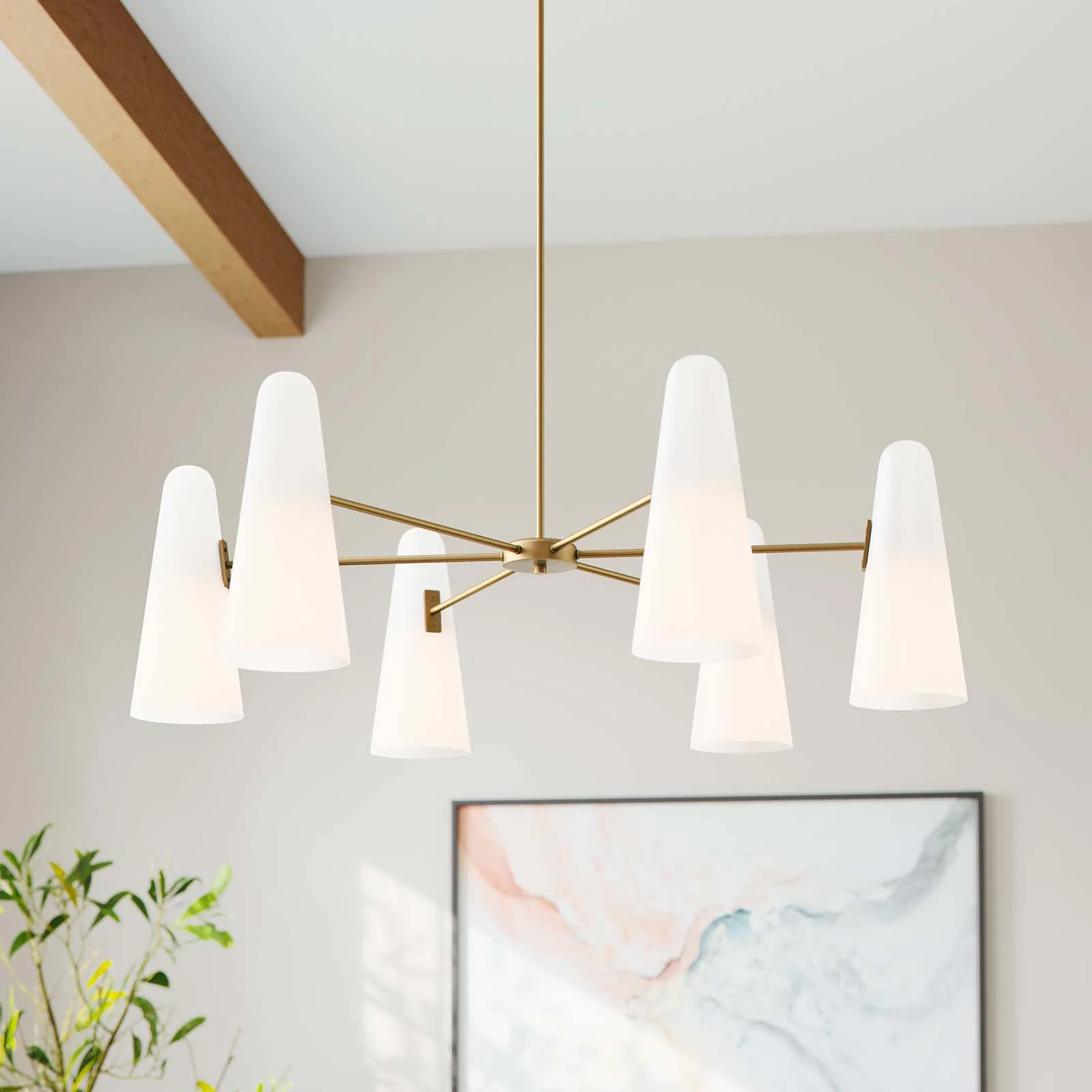 Beacon 6-Light Chandelier By Modway - EEI-5648 - Image 25