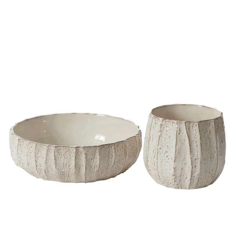 Beechwood Bowl 13.25"x 4" By Accent Decor - Image 2