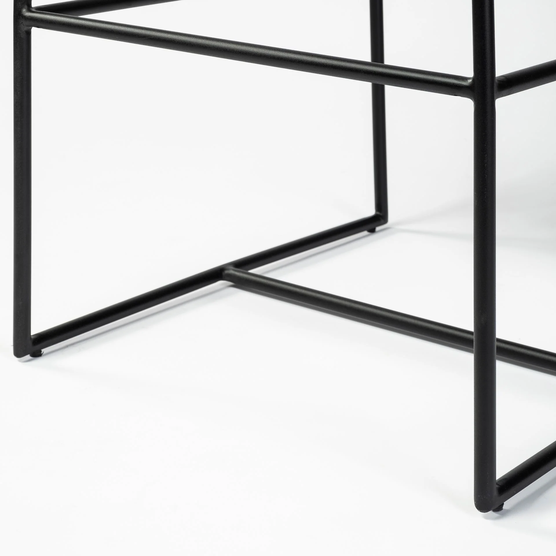 Beige Black Framed Counter Stool By Homeroots - Image 9