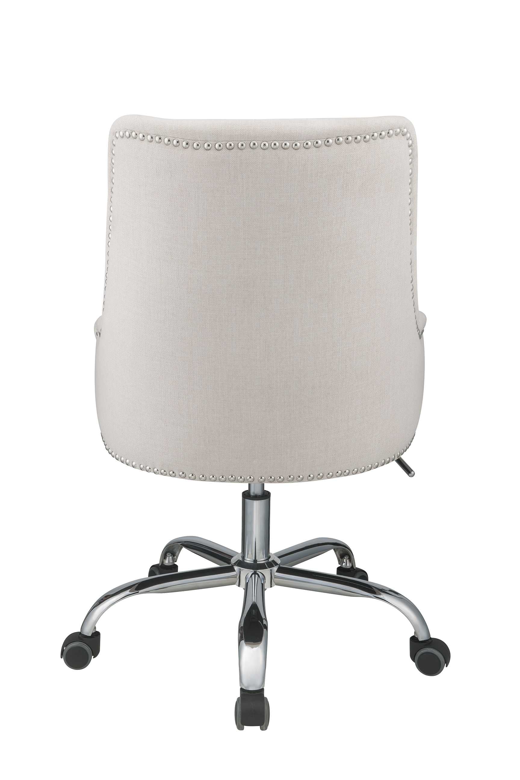 Beige Plywood Office Chair By Homeroots - Image 3