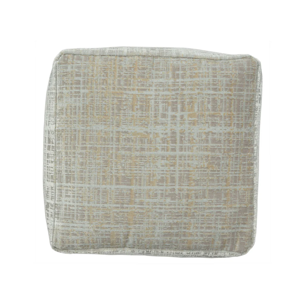 Beige Polyester Blend Ottoman By Homeroots - Image 6