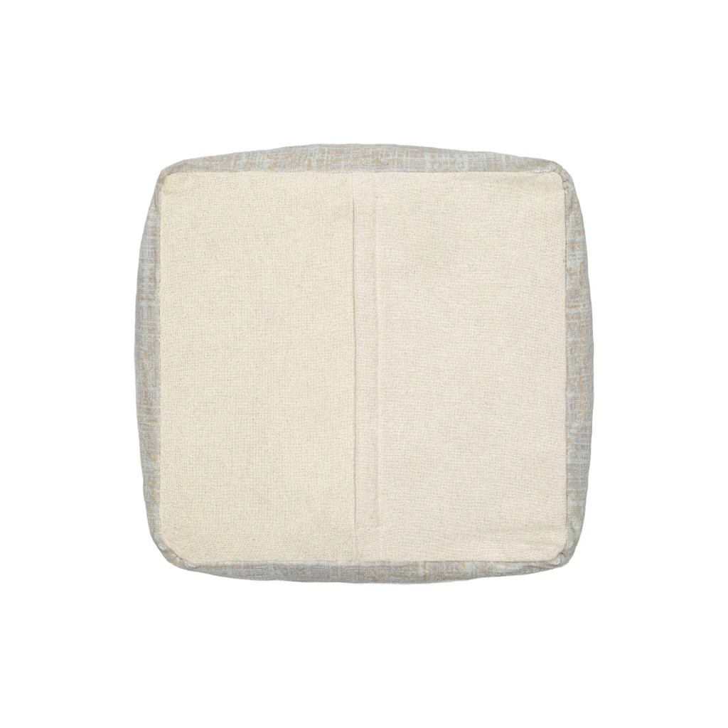 Beige Polyester Blend Ottoman By Homeroots - Image 7