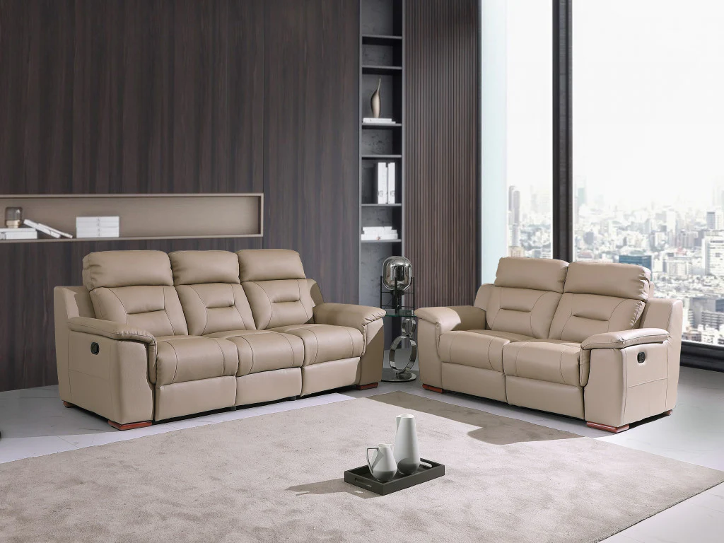 Beige Sofa Love By Homeroots - 366204 - Image 2