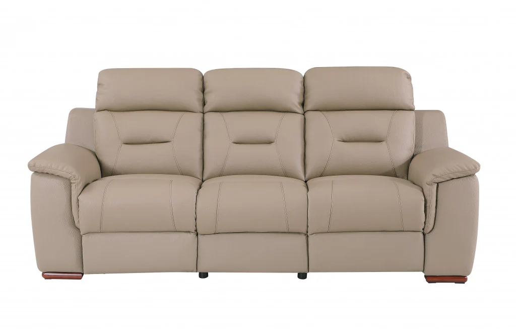Beige Sofa Love By Homeroots - 366204 - Image 4