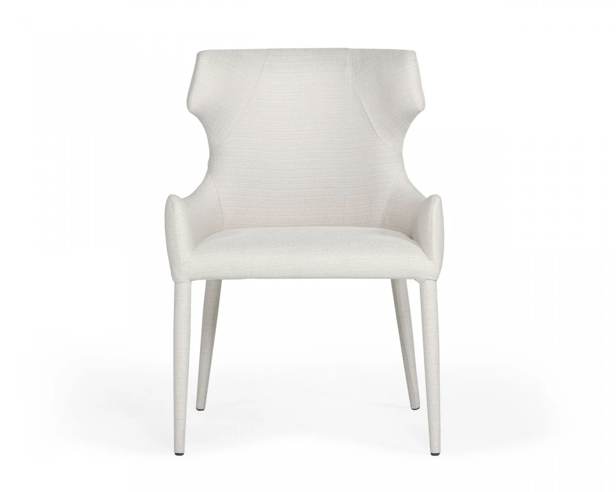 Beige Wrapped Dining Chair By Homeroots - Image 2
