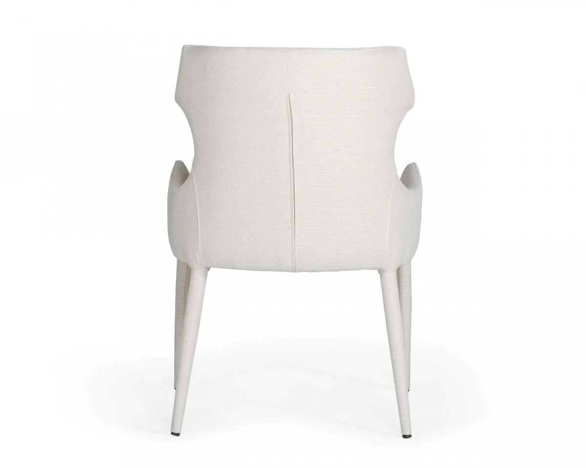 Beige Wrapped Dining Chair By Homeroots - Image 4