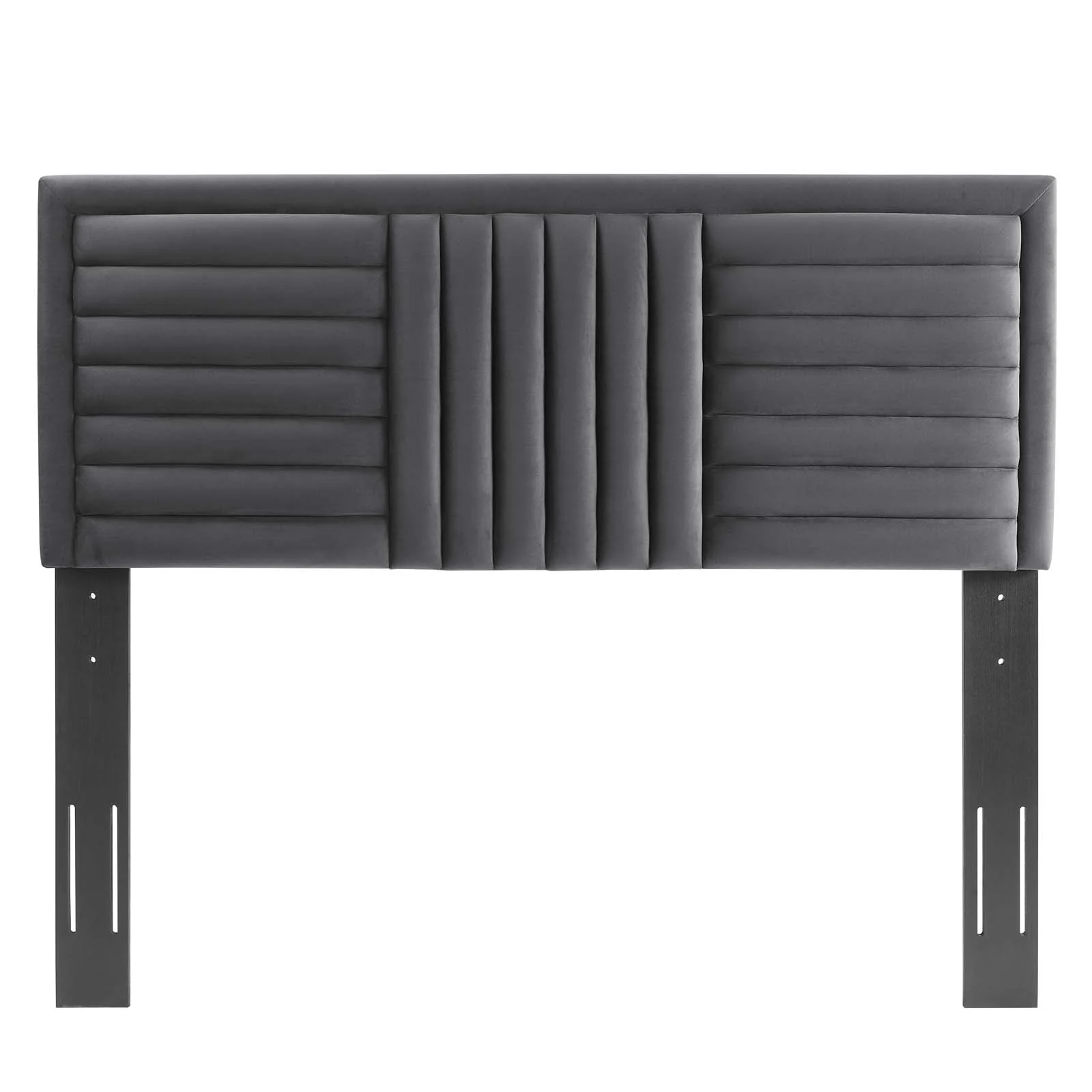 Believe Channel Tufted Performance Velvet King/California King Headboard By Modway - MOD-6666 - Image 4