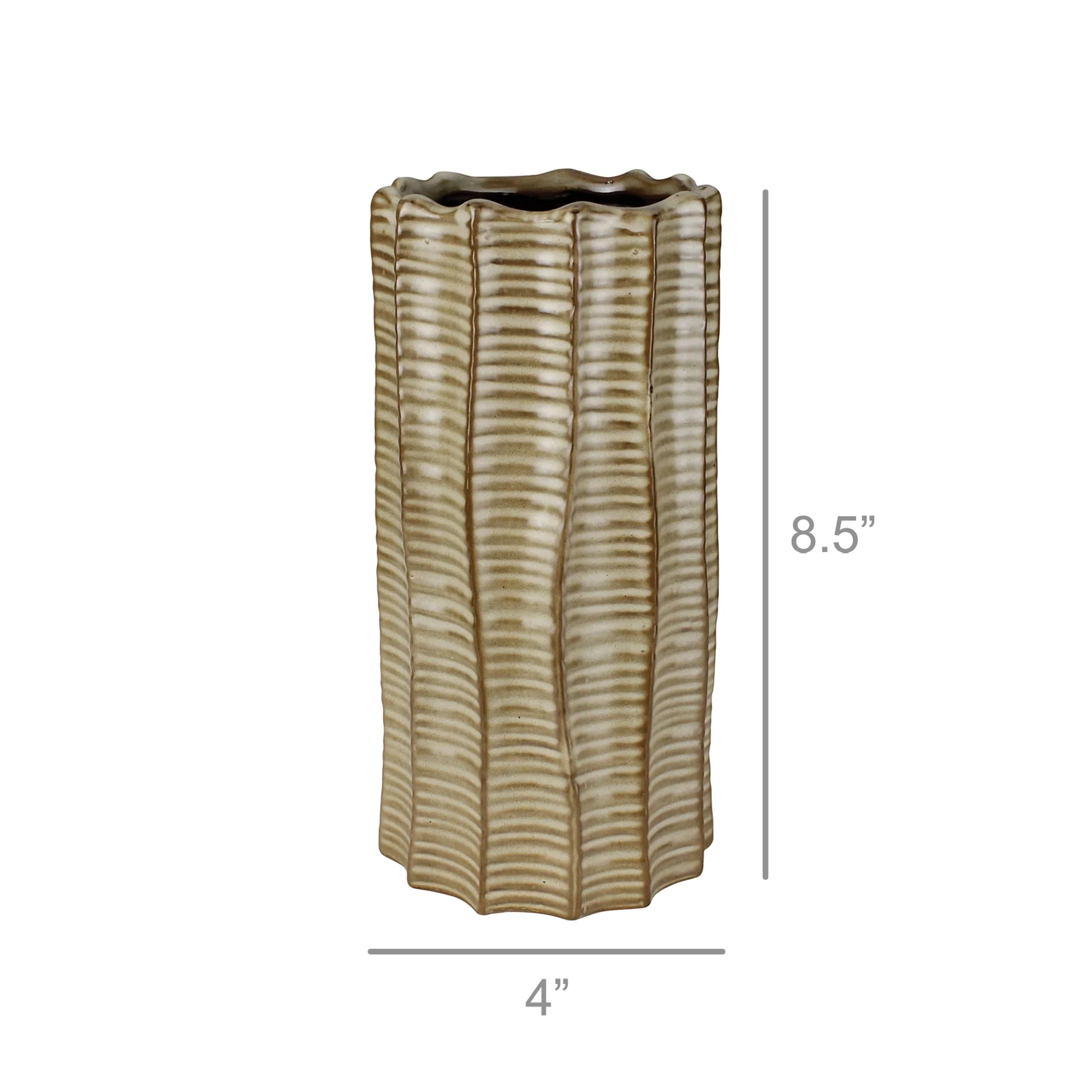 Belize Vase, Ceramic Set Of 2 By HomArt - Image 3