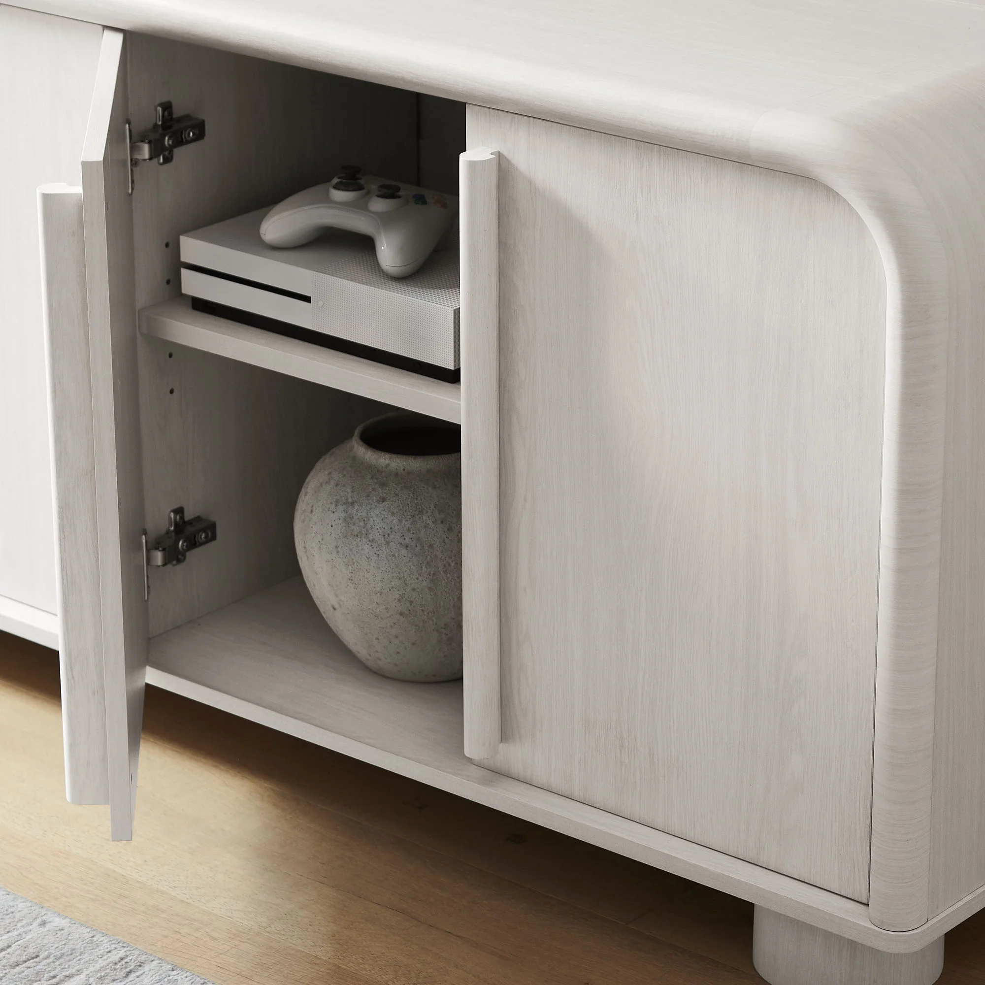 Bellamy Curved 4-Door Sideboard Cabinet by Modway - Image 7