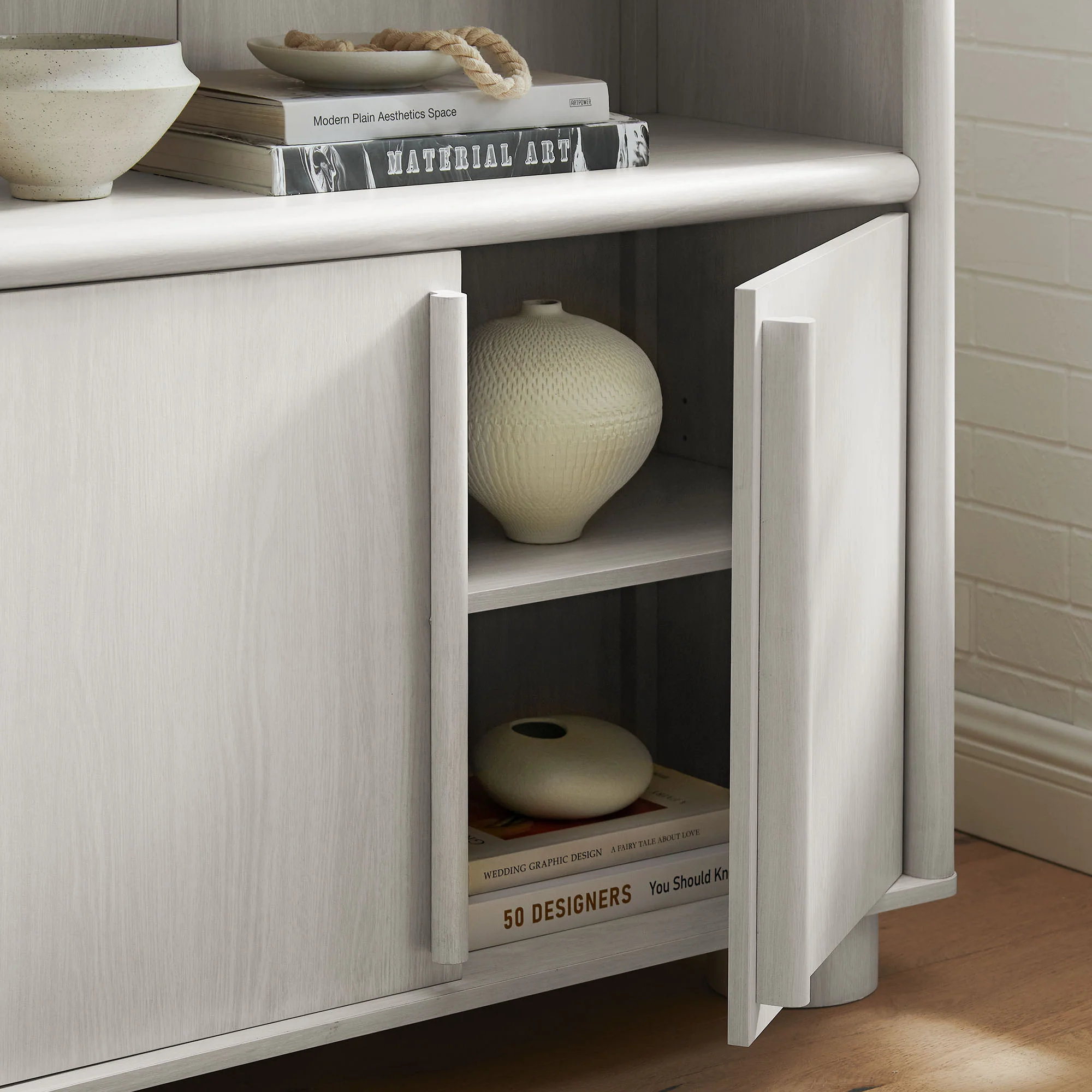 Bellamy Tall Arched Display Cabinet Bookcase by Modway - Image 7