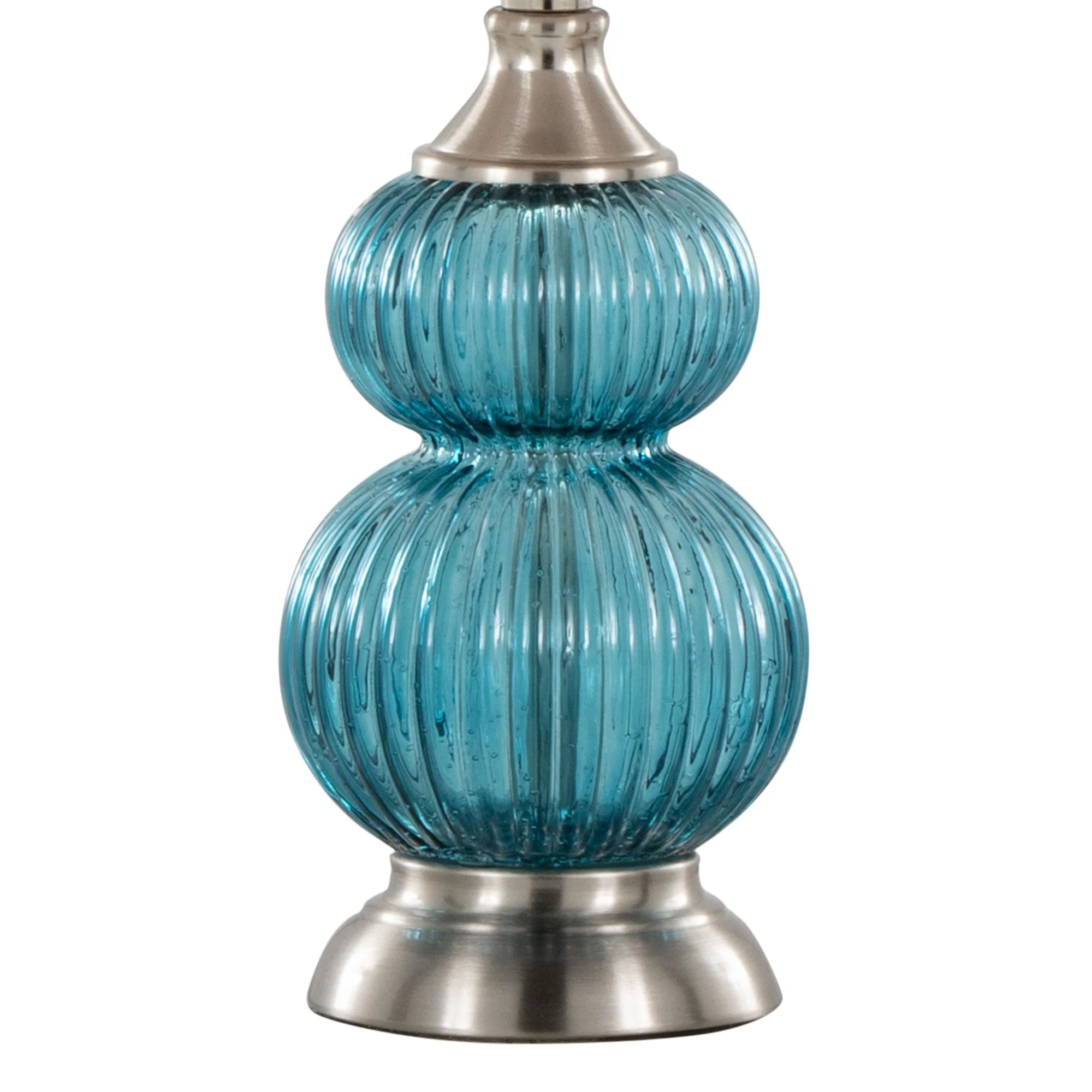 Belle 20" Glass Accent Lamp - Set of 2 By LumiSource - GTG21-BELLE BUBNIW2 - Image 5