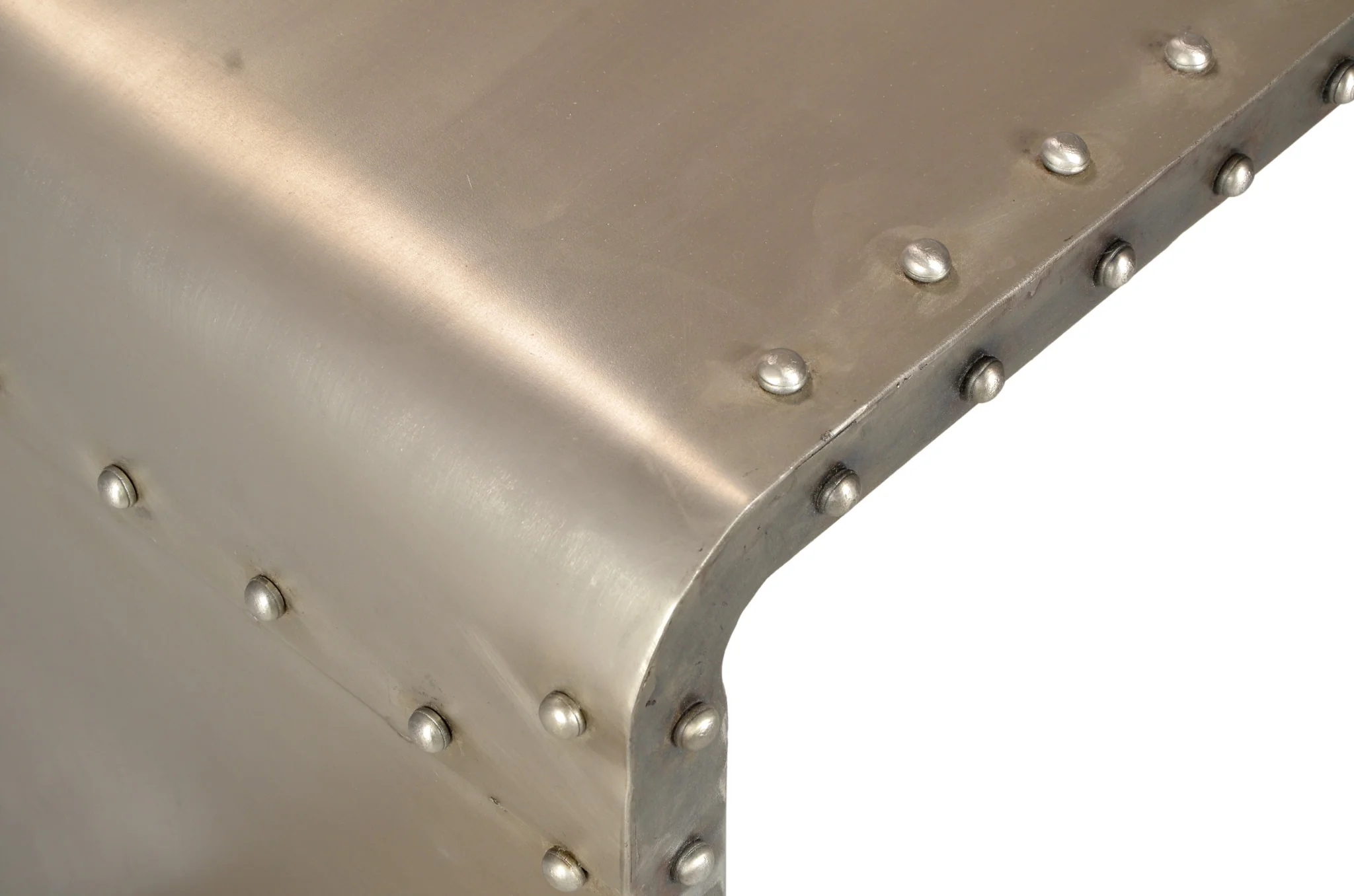 Bench Shaped Metal Coffee Table By Homeroots - Image 2