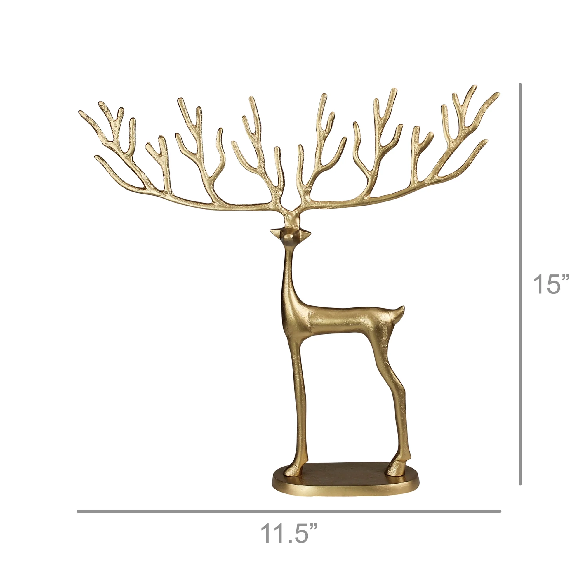 Bergen Reindeer, Brass - Sm By HomArt - Image 2