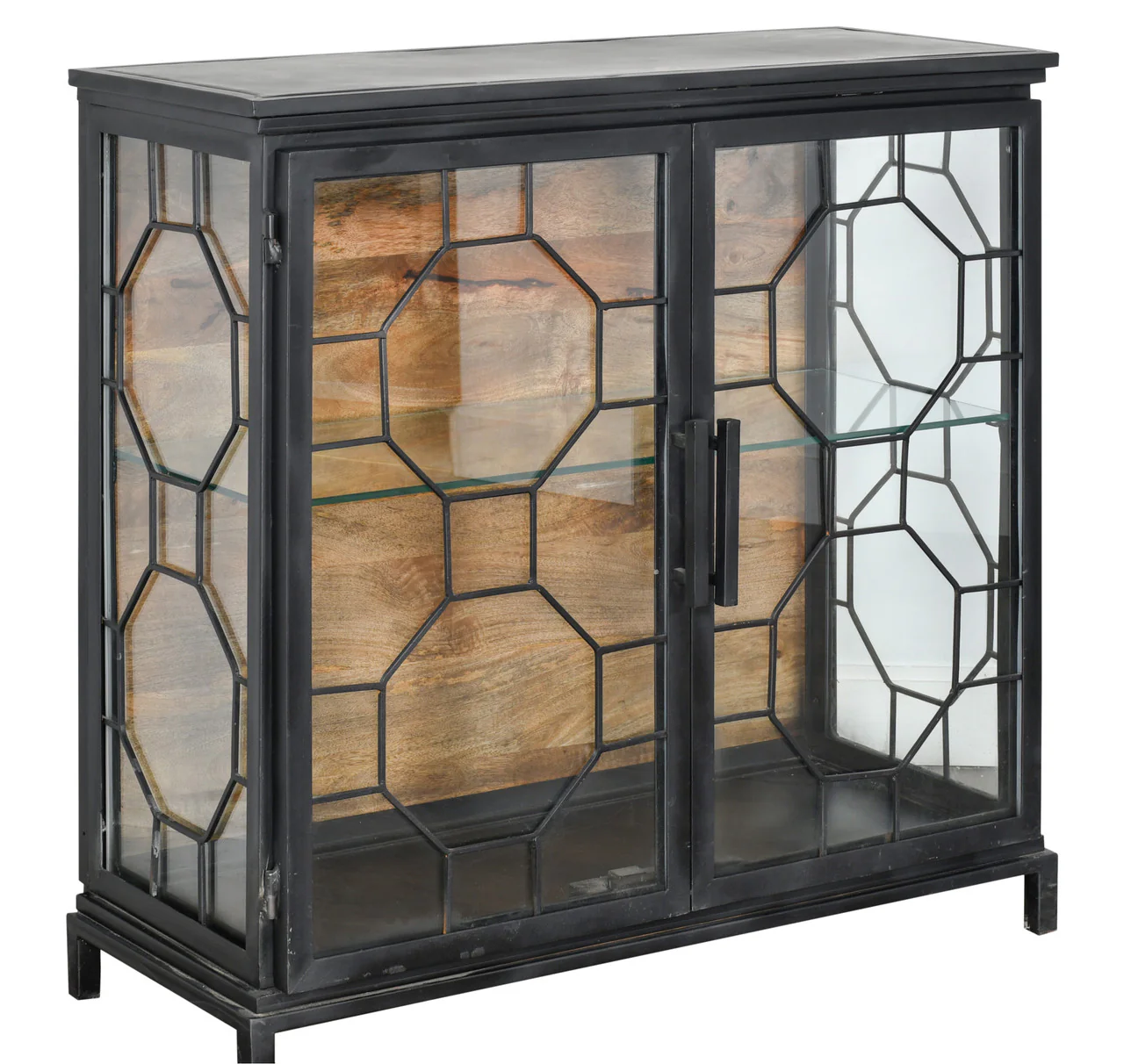 Berkshire 2 Door Metal Display Shelf Collector's Cabinet 43 Inches - Image 3