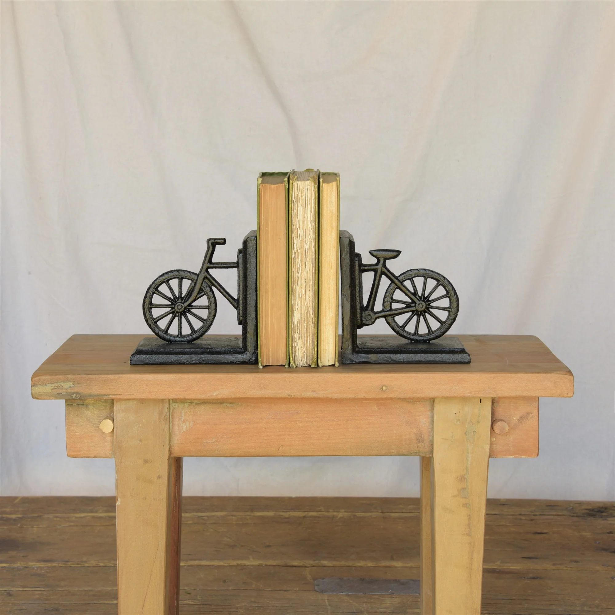 Bicycle Bookend, Cast Iron - Black Set Of 2 By HomArt - Image 3