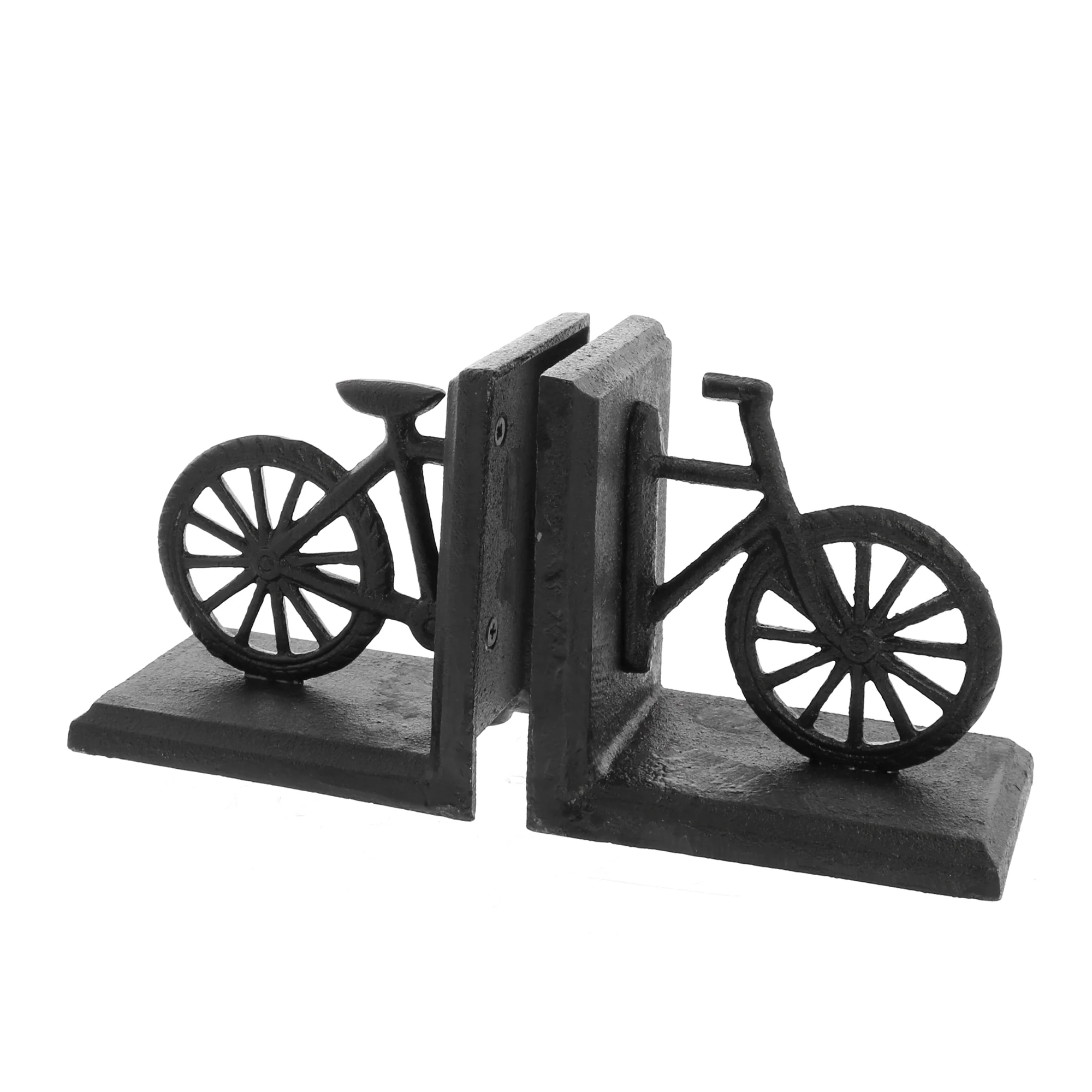 Bicycle Bookend, Cast Iron - Black Set Of 2 By HomArt - Image 4