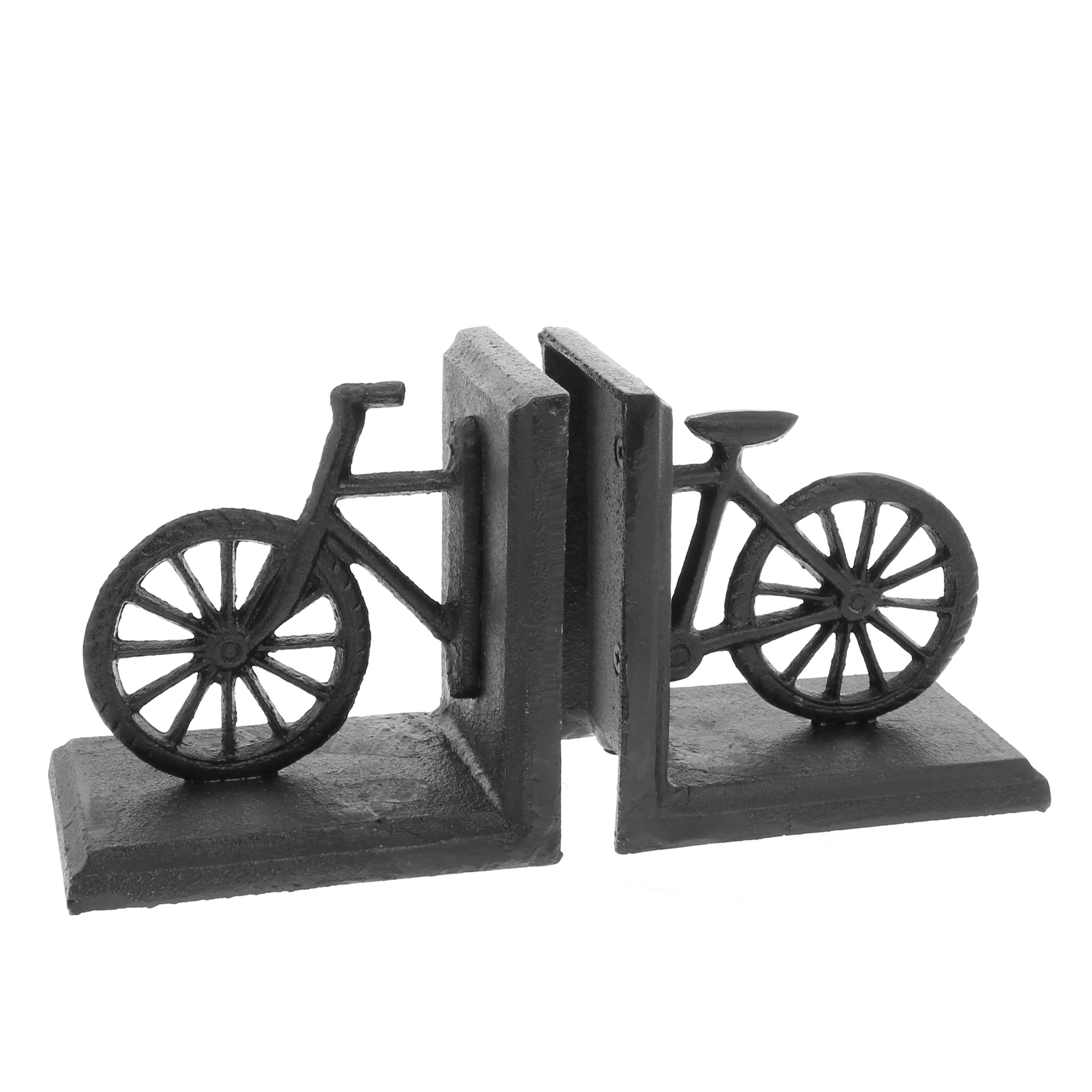 Bicycle Bookend, Cast Iron - Black Set Of 2 By HomArt - Image 5