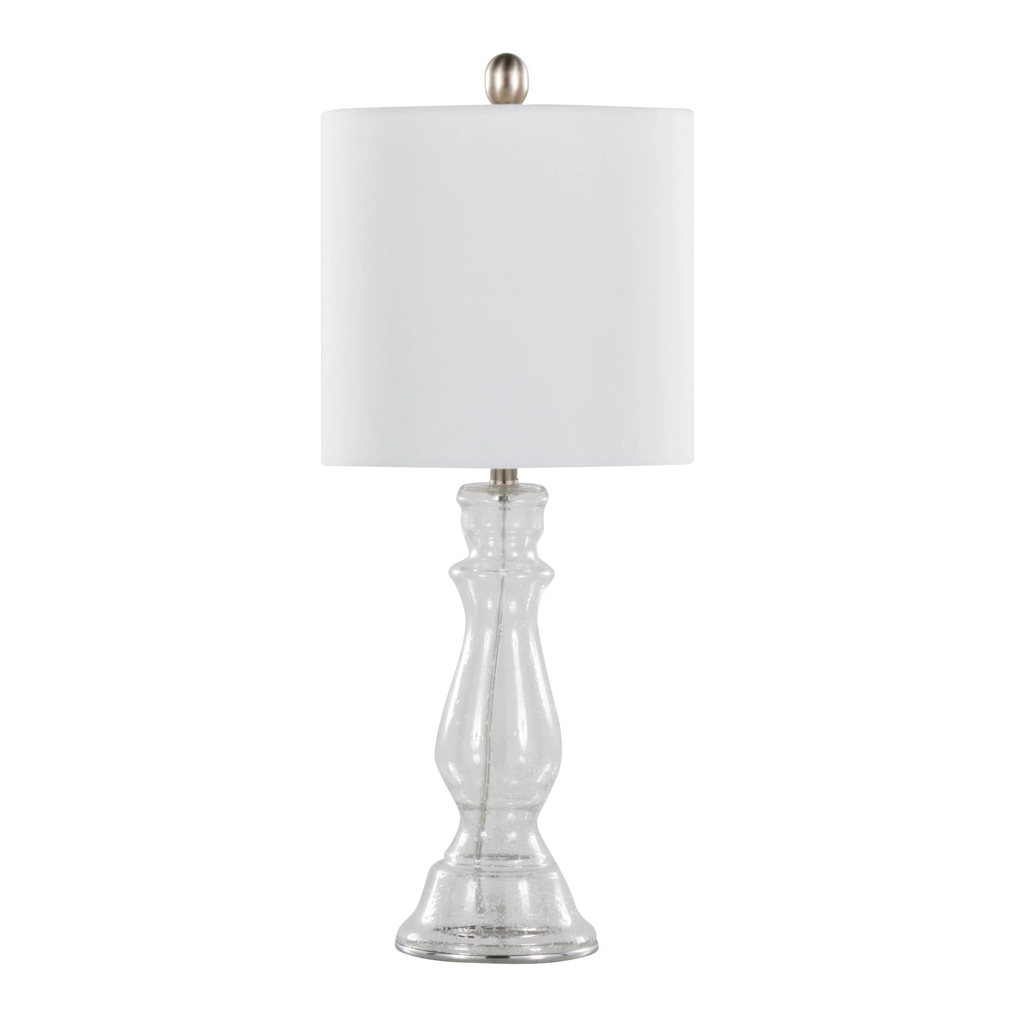 Bishop 24" Glass Table Lamp - Set of 2 By LumiSource - GTG25-BISHOP CLBNIW2 - Image 5