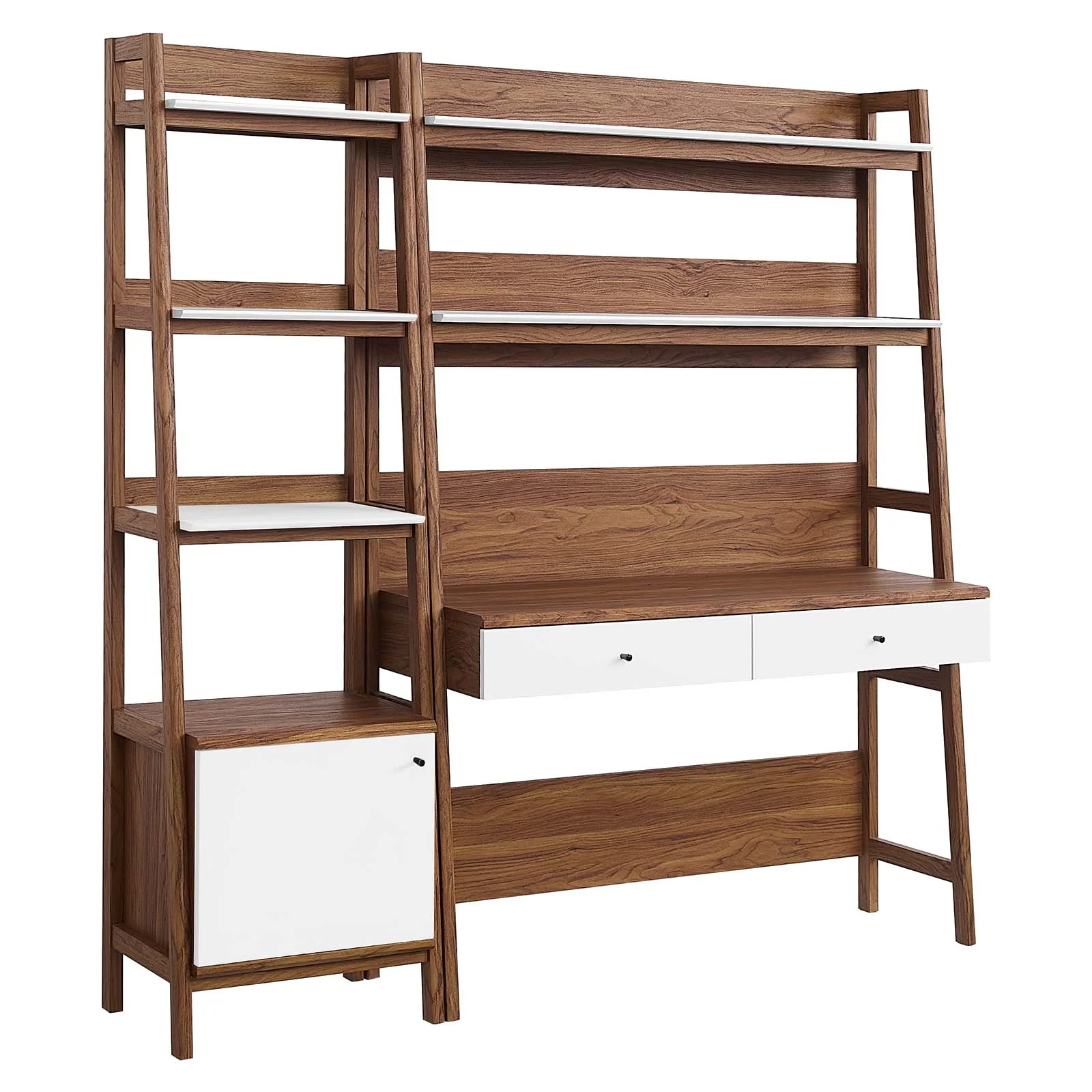Bixby 2-Piece Wood Office Desk and Bookshelf By Modway - EEI-6111 - Image 11