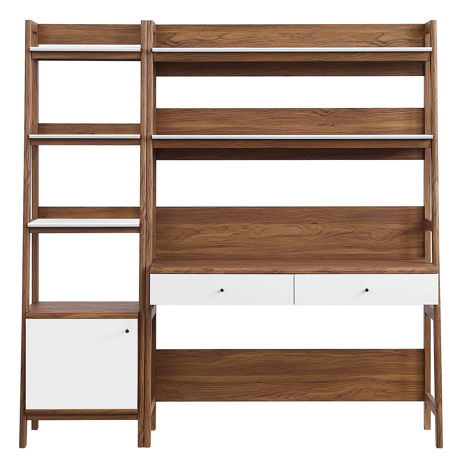 Bixby 2-Piece Wood Office Desk and Bookshelf By Modway - EEI-6111 - Image 12