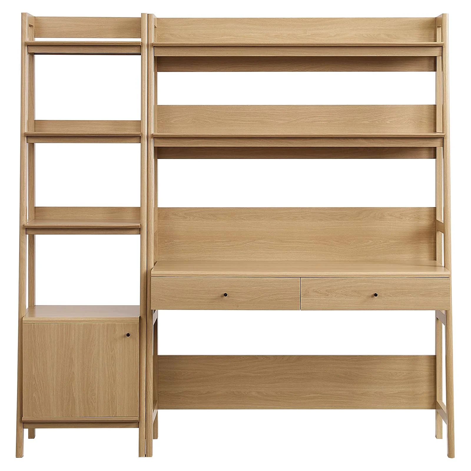 Bixby 2-Piece Wood Office Desk and Bookshelf By Modway - EEI-6111 - Image 3