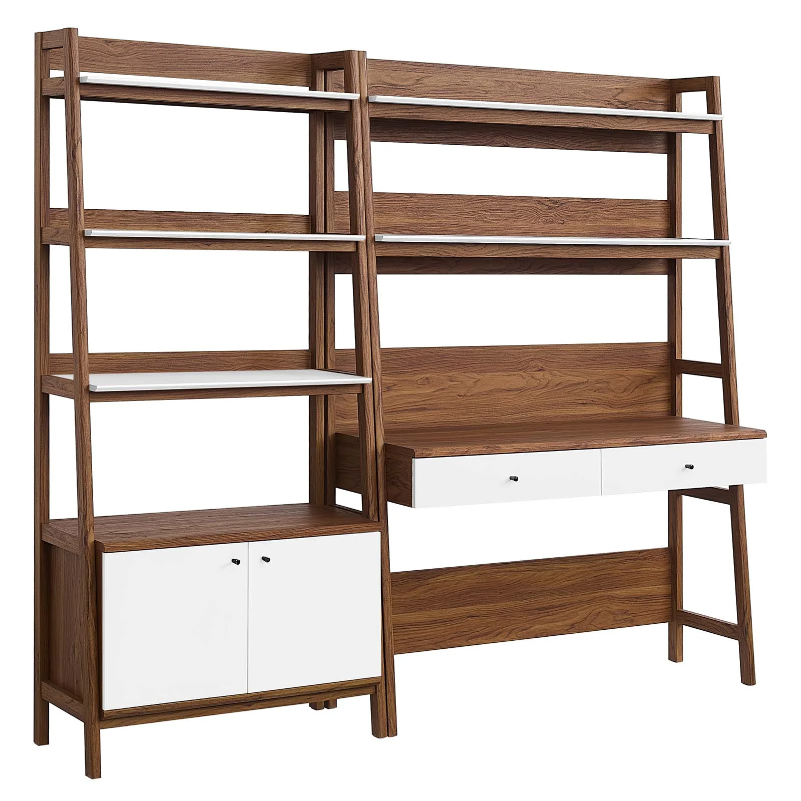 Bixby 2-Piece Wood Office Desk and Bookshelf By Modway - EEI-6112 - Image 11